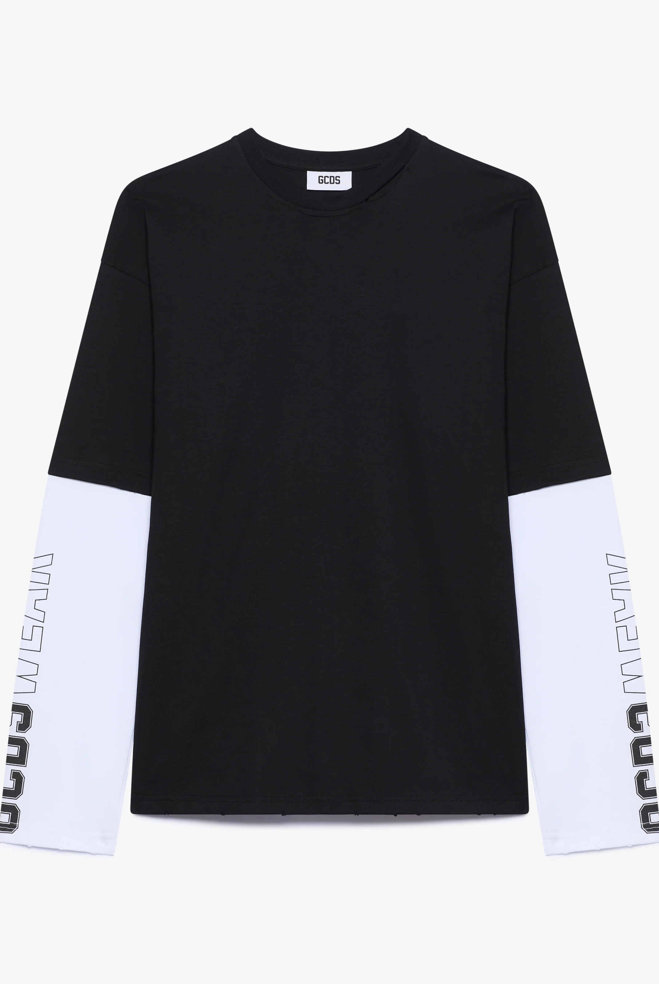 T-Shirt manica lunga con stampa GCDS WEAR