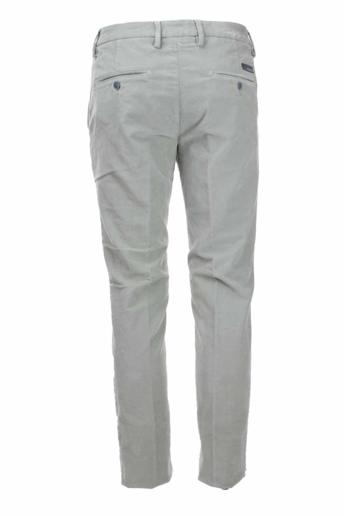 Pantalone chino velluto diagonale stretch