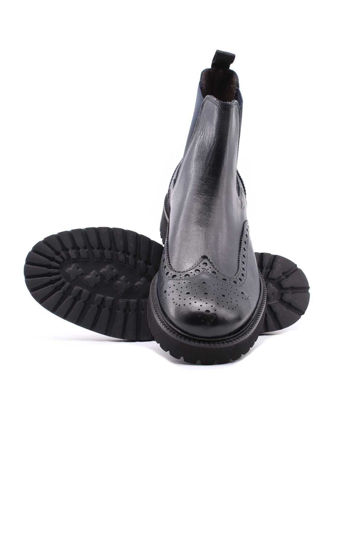 Stivaletti Chelsea Beatles in pelle