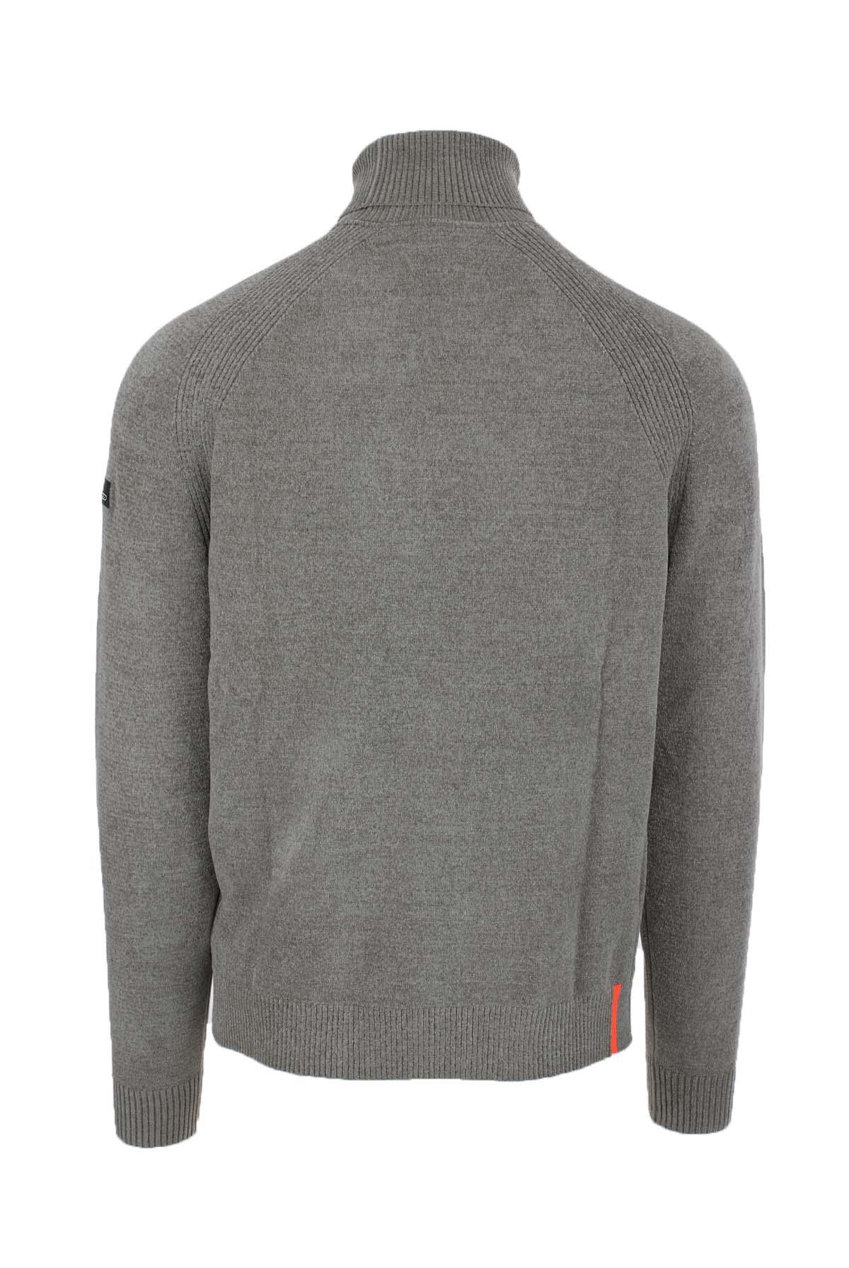 Dolcevita in ciniglia velvet turtleneck knit