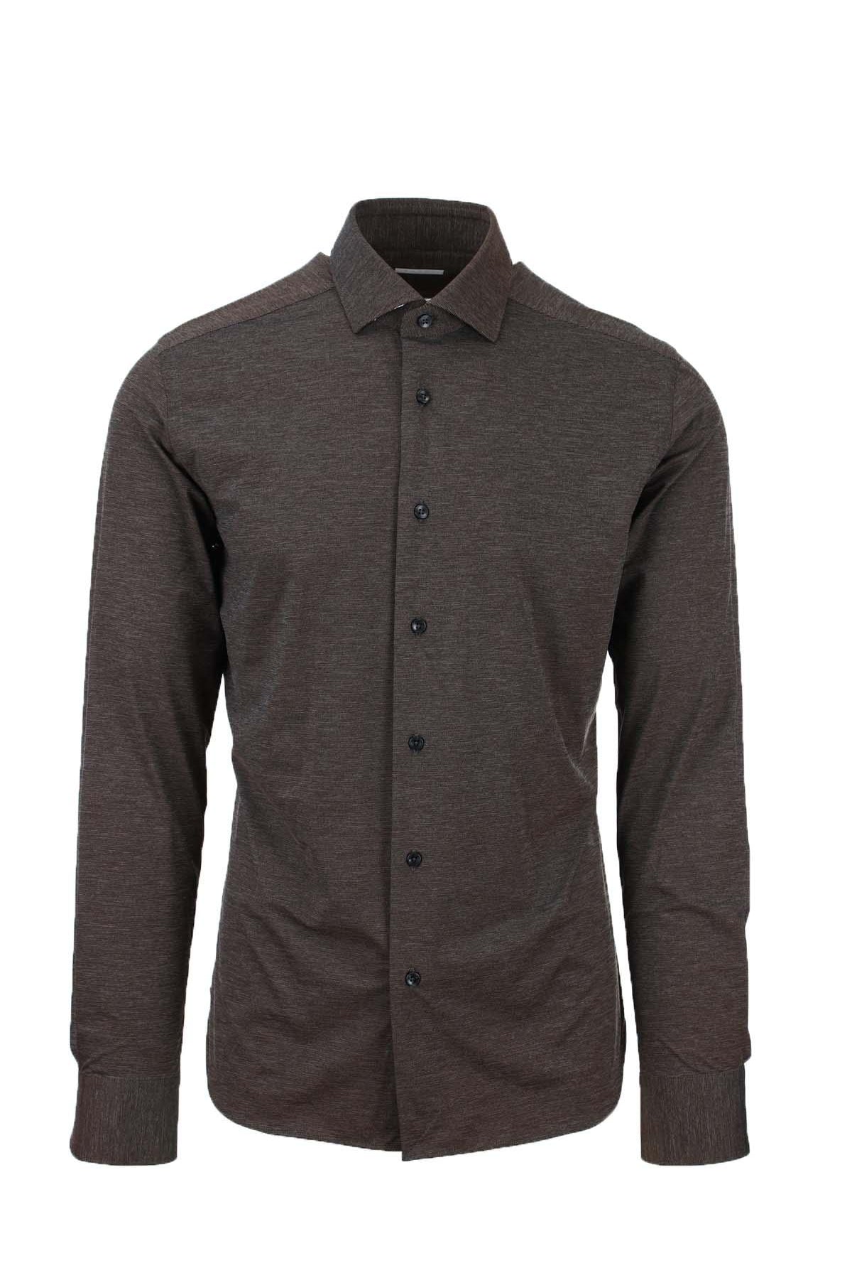 Camicia collo francesce tessuto tecnico Active