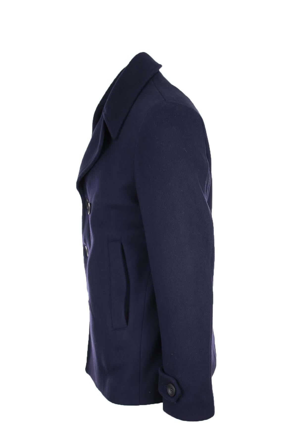Giacca Peacoat doppiopetto in lana.