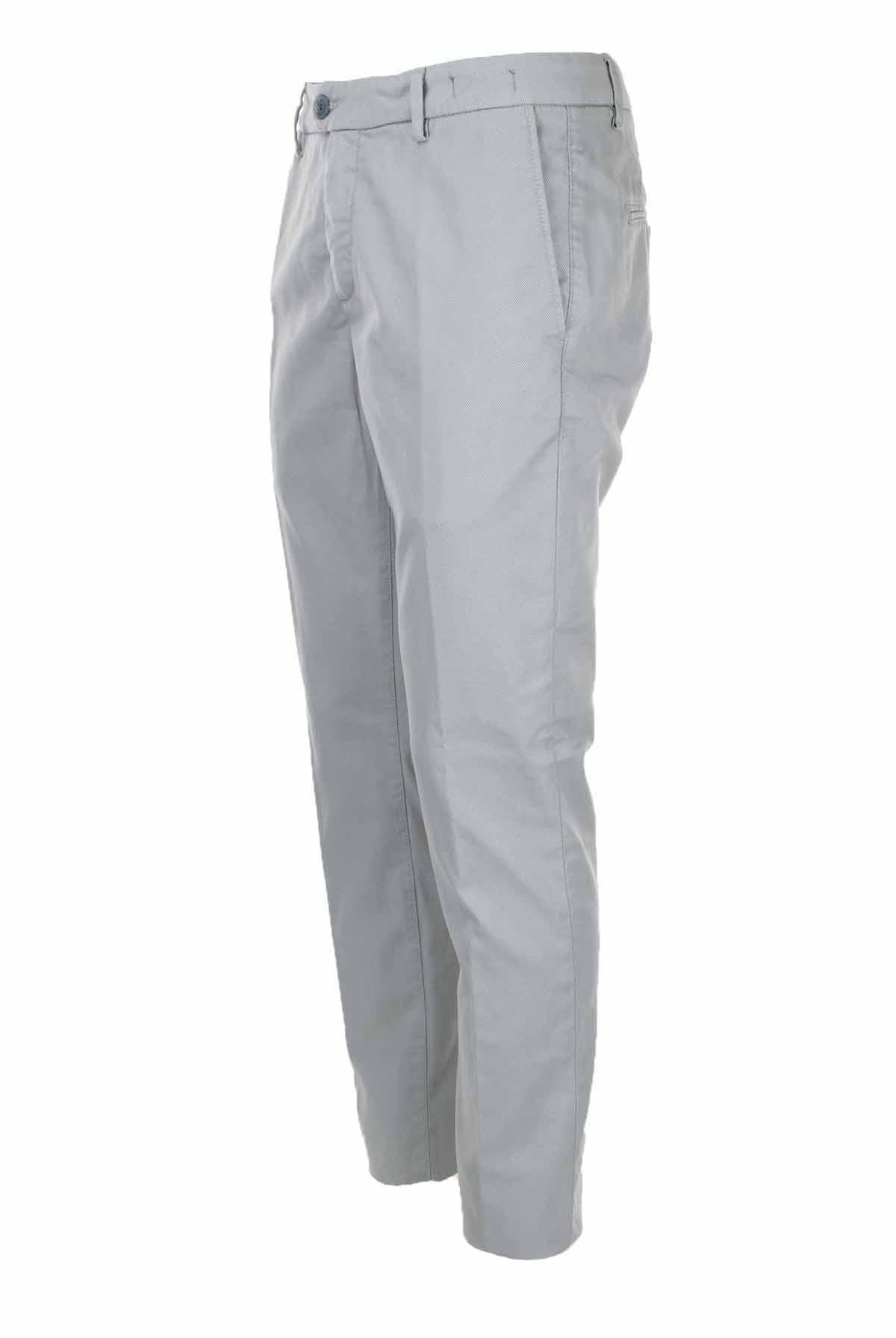 Pantalole chino in cotone micropuntinato