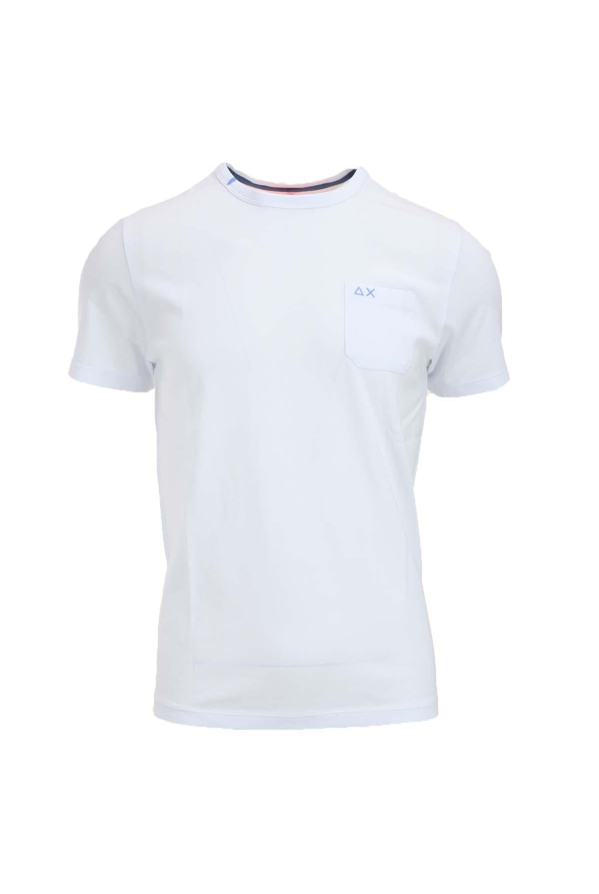 T-shirt in cotone con taschino