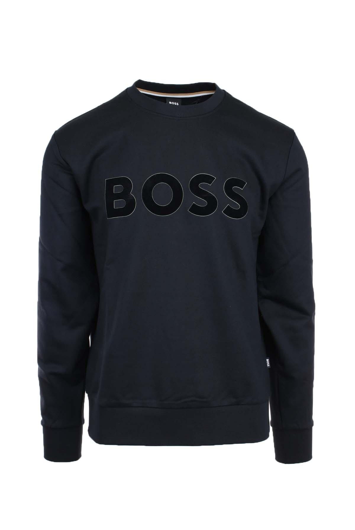 Felpa con logo BOSS
