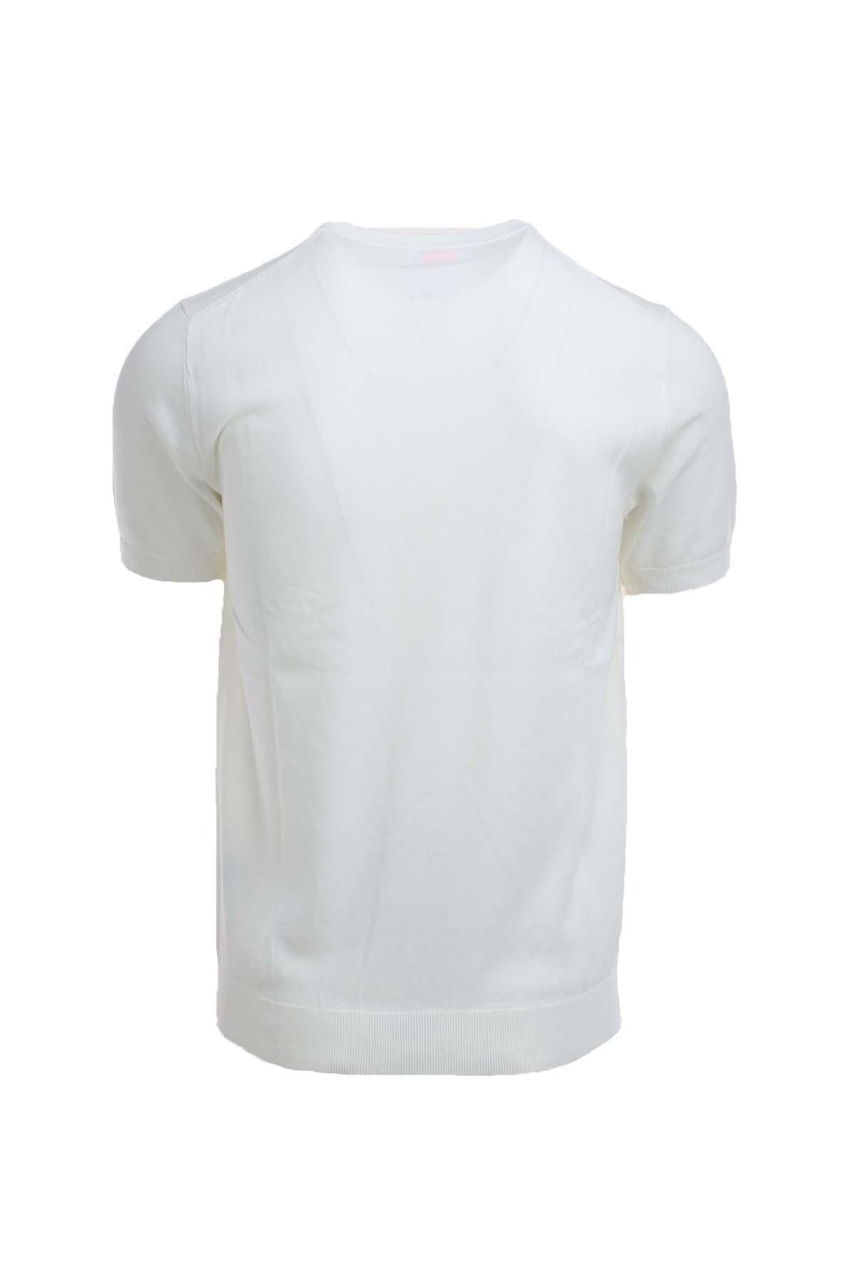 Maglia mezza manica in filo di cotone