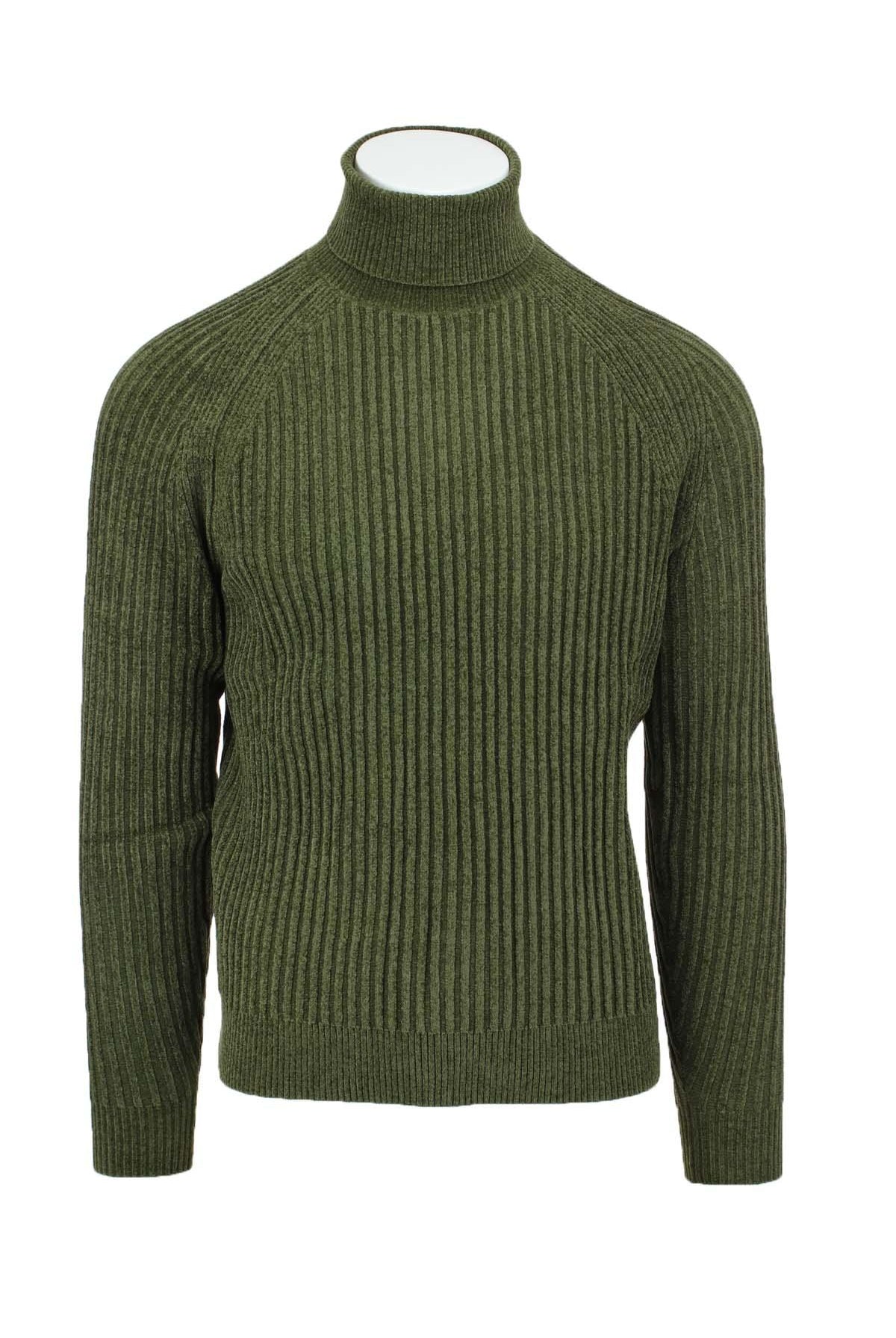 Dolcevita in ciniglia velvet rave turtleneck knit