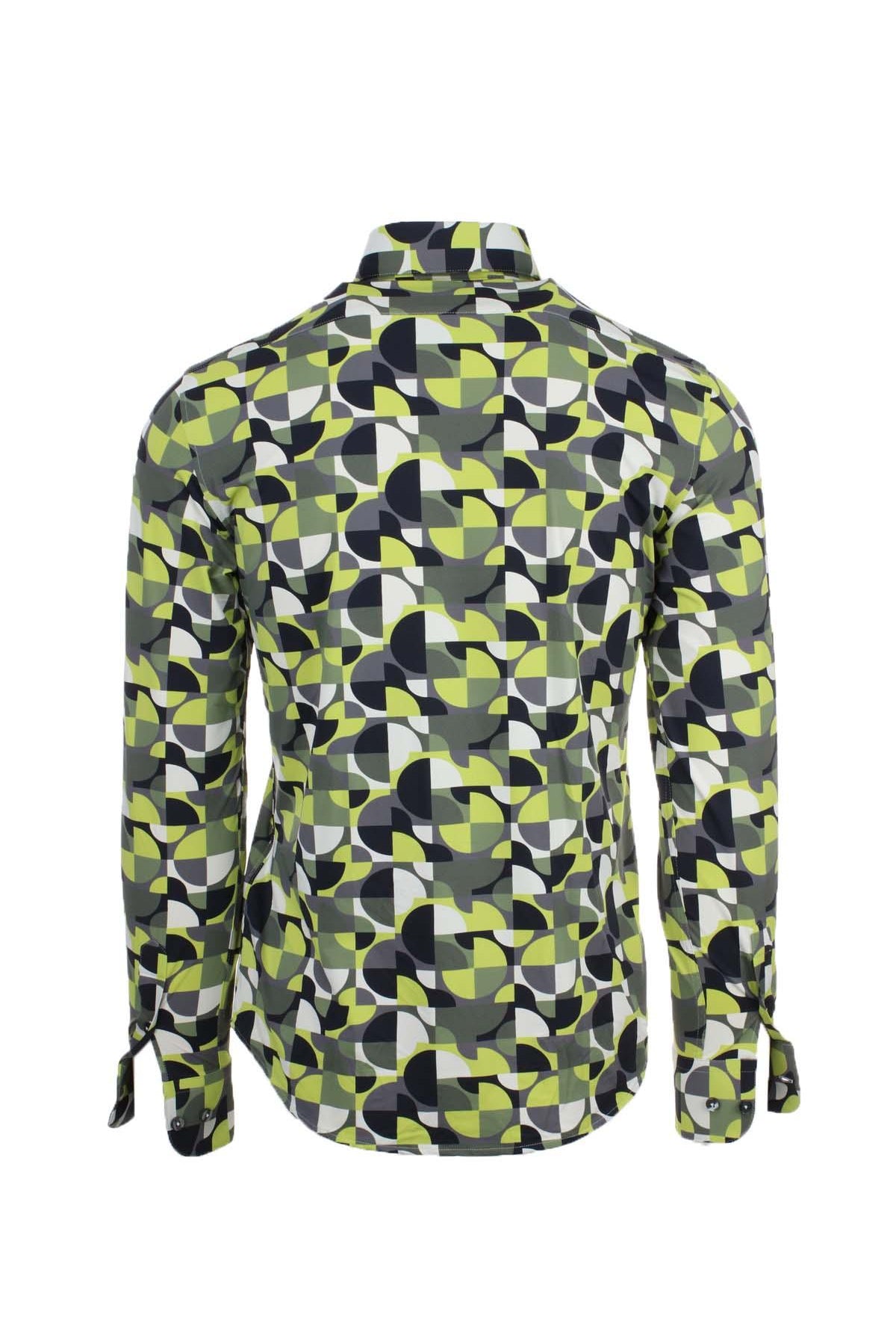Camicia in tessuto tecnico fantasia