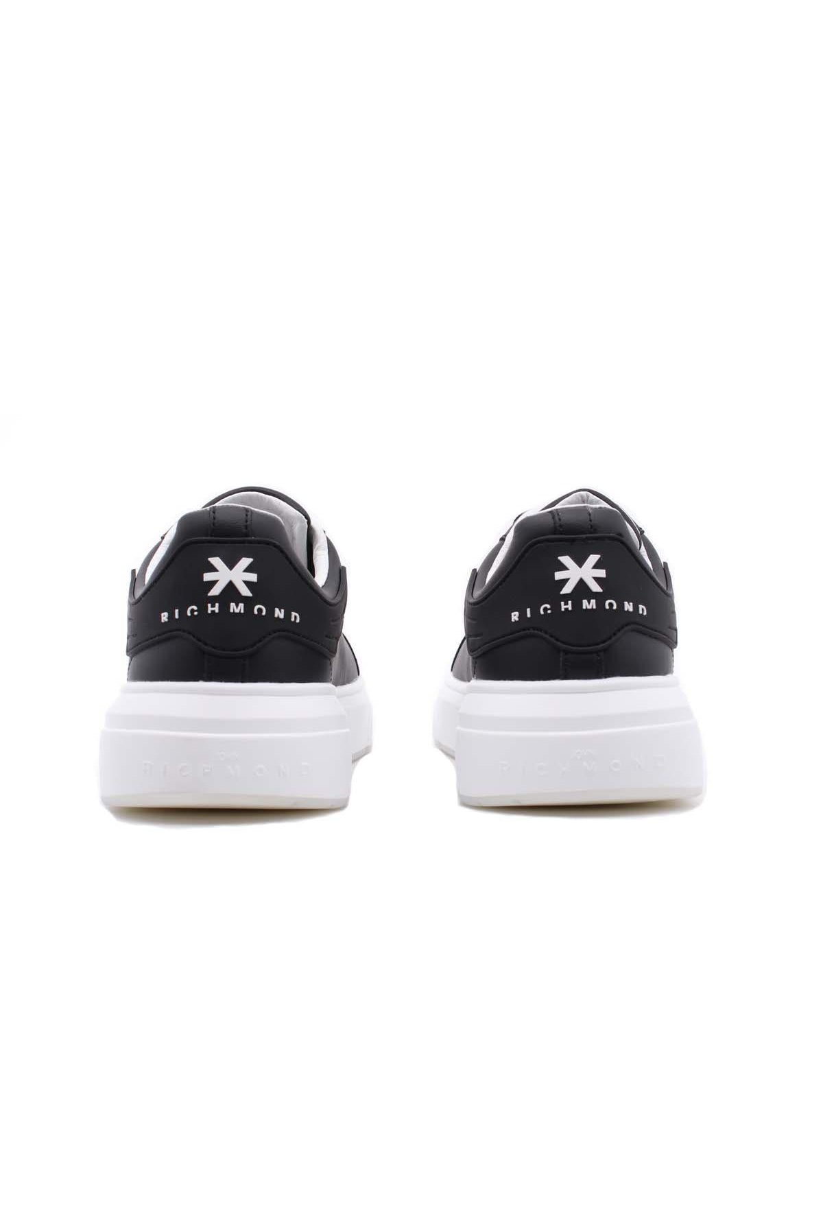 Sneaker Uomo in Pelle con Dettagli in Metallo