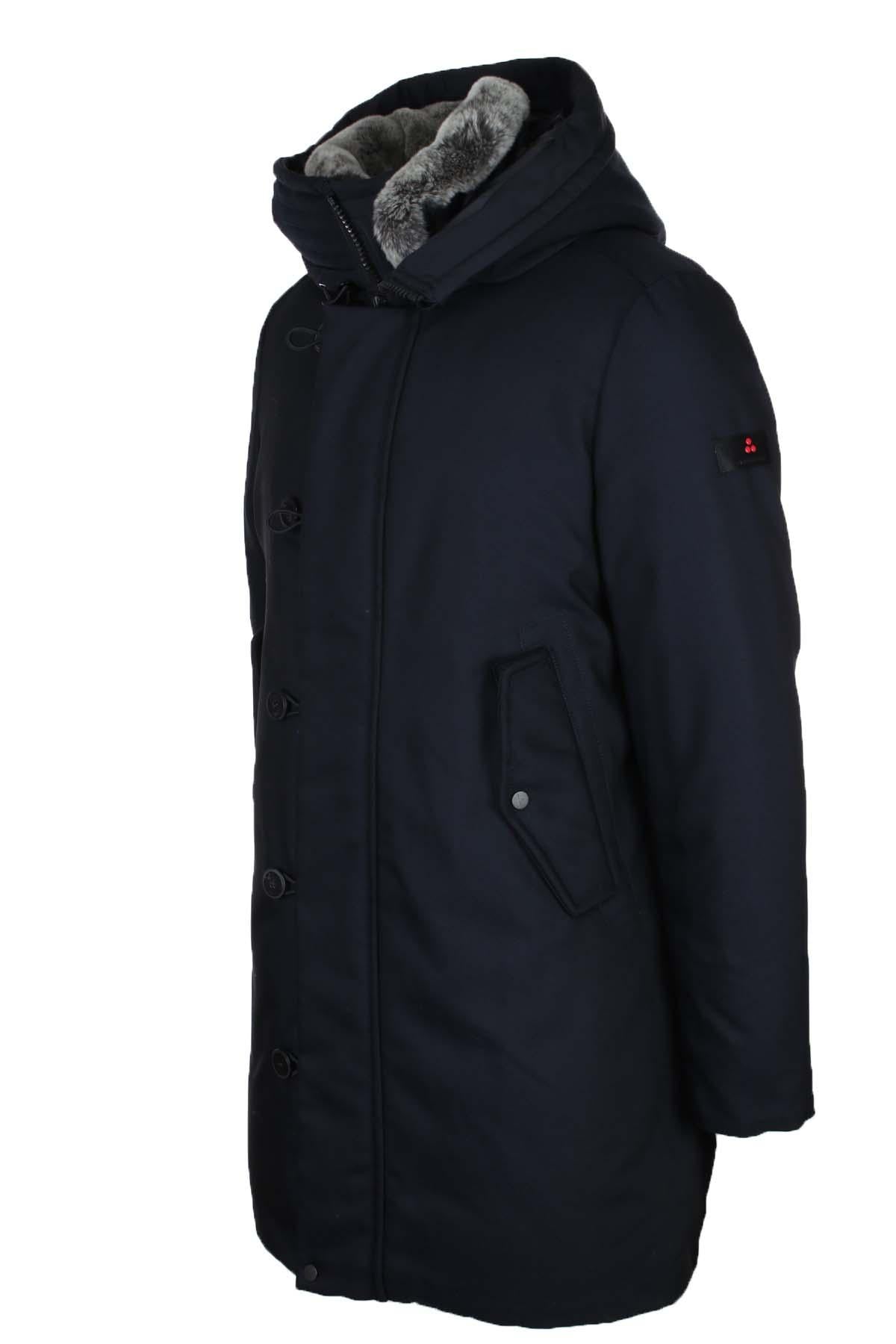 Parka con cappuccio e vera pelliccia