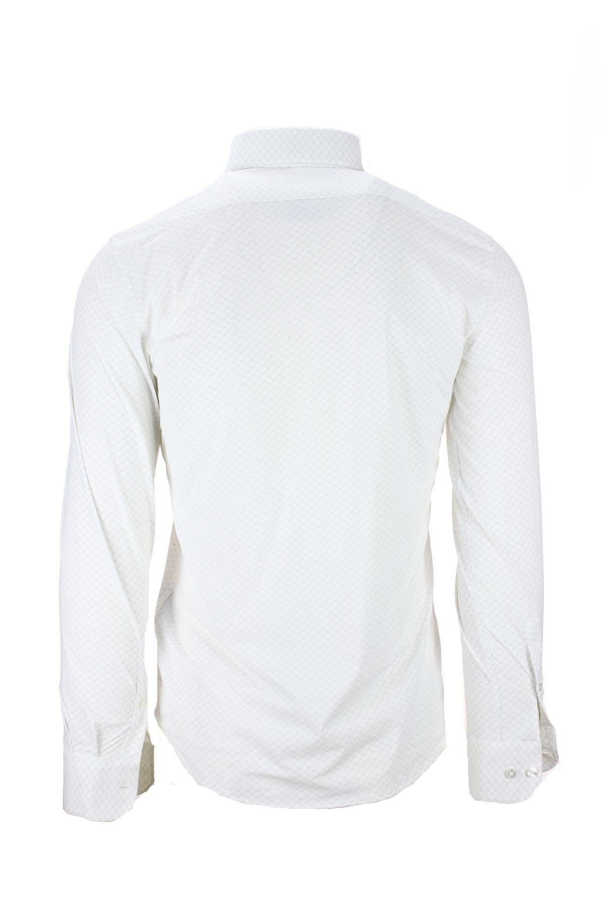 Camicia in tessuto tecnico micro fantasia
