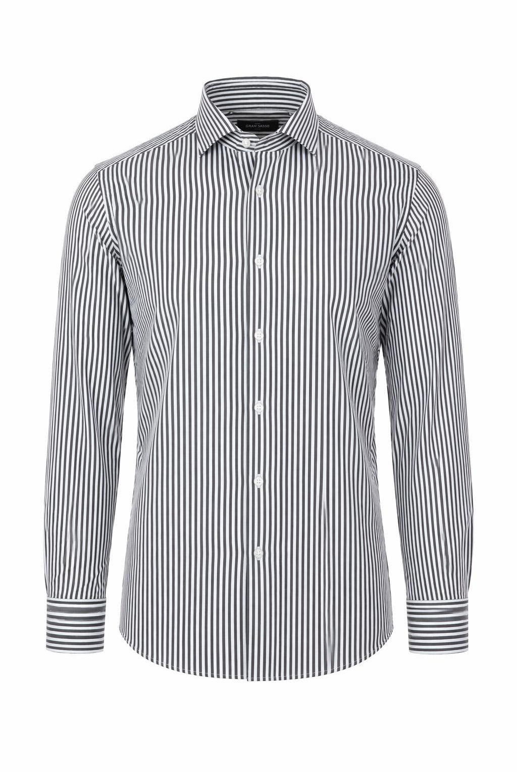 Camicia Uomo a Righe in Tessuto Active