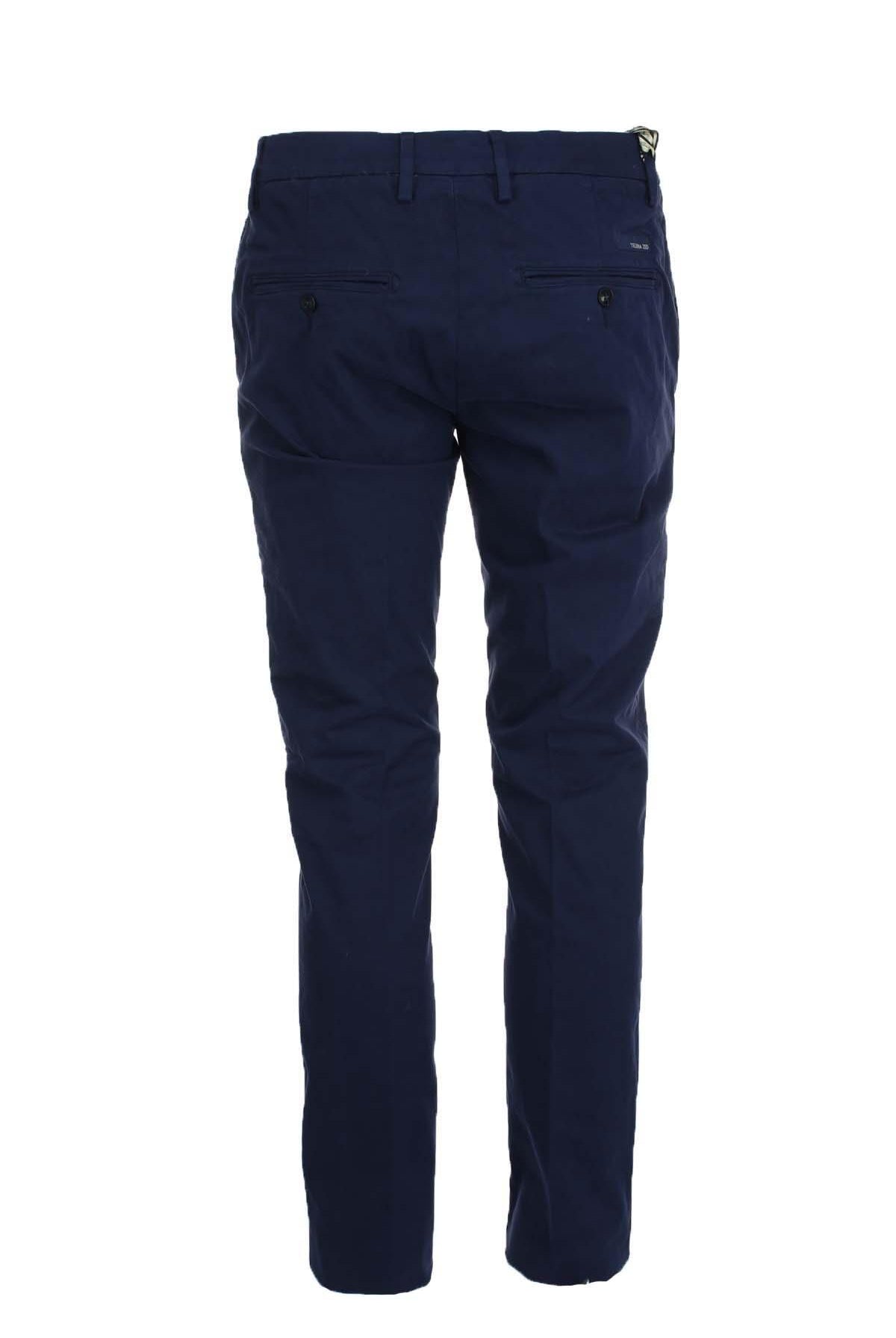 Pantalone chino in raso di cotone stretch