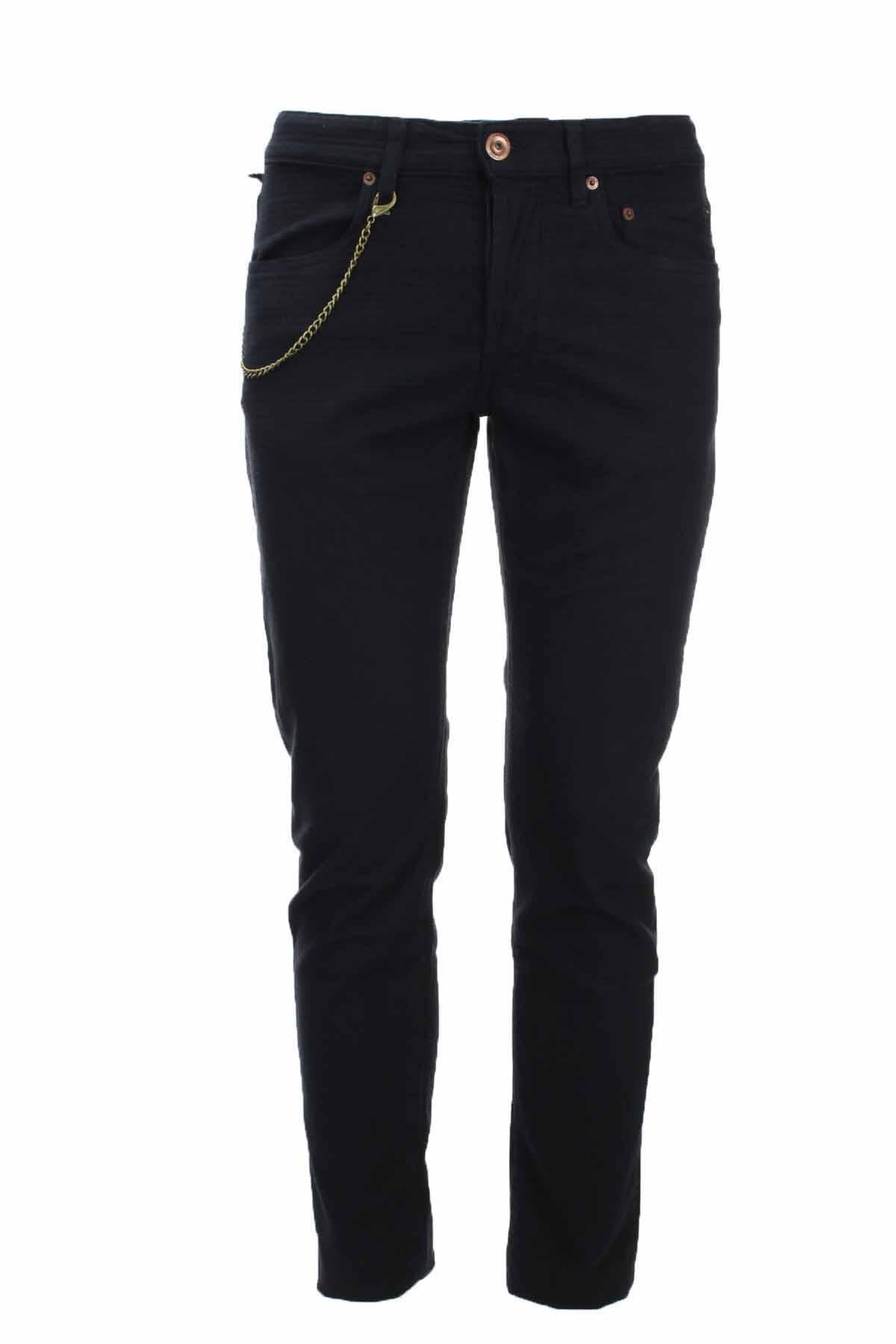 Pantalone 5 tasche in cotone armaturato