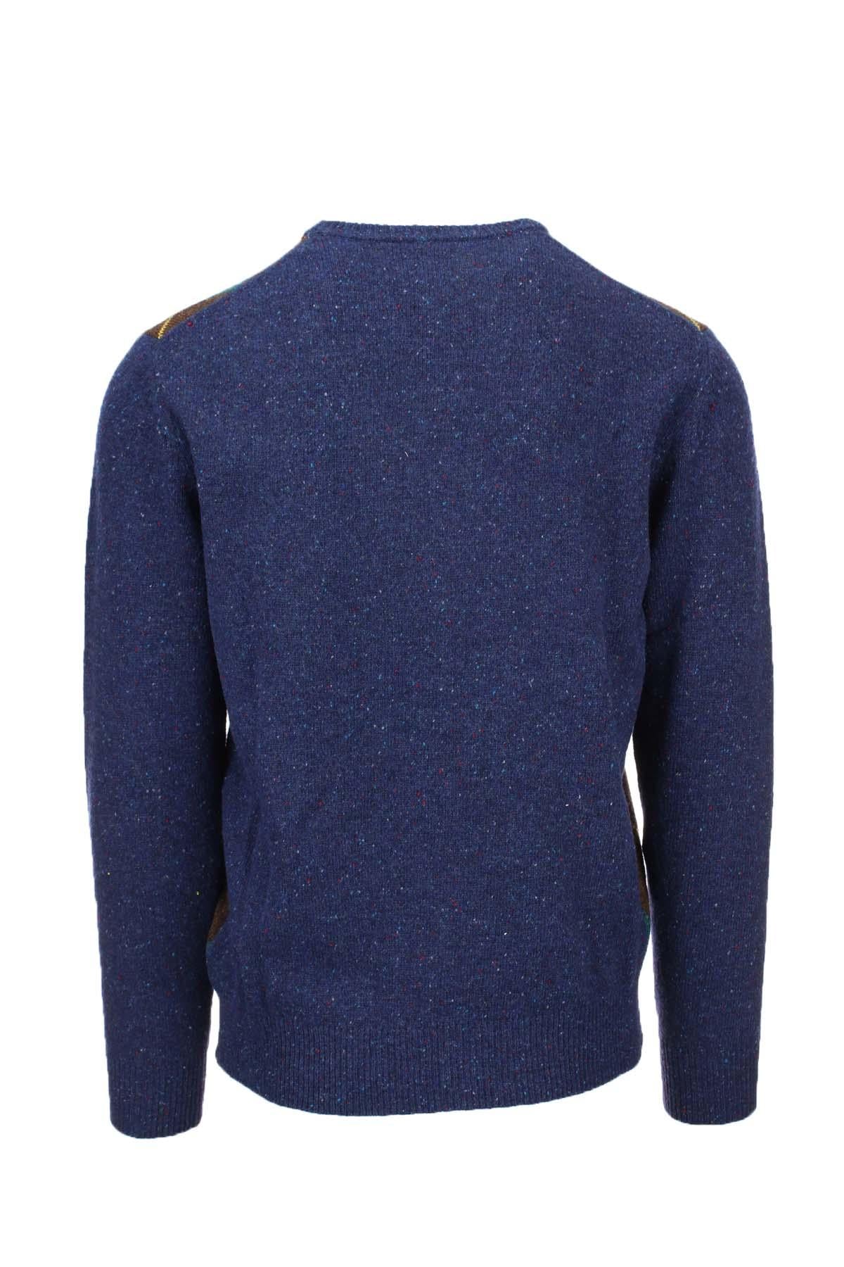 Maglia pullover girocollo rombi Donegal Argyle