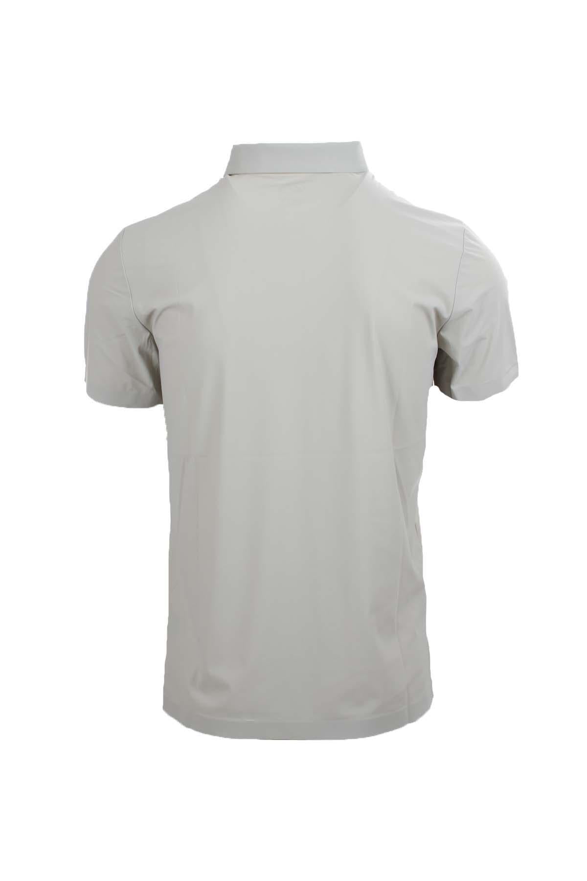 Polo con bottoni in tessuto tecnico Softech