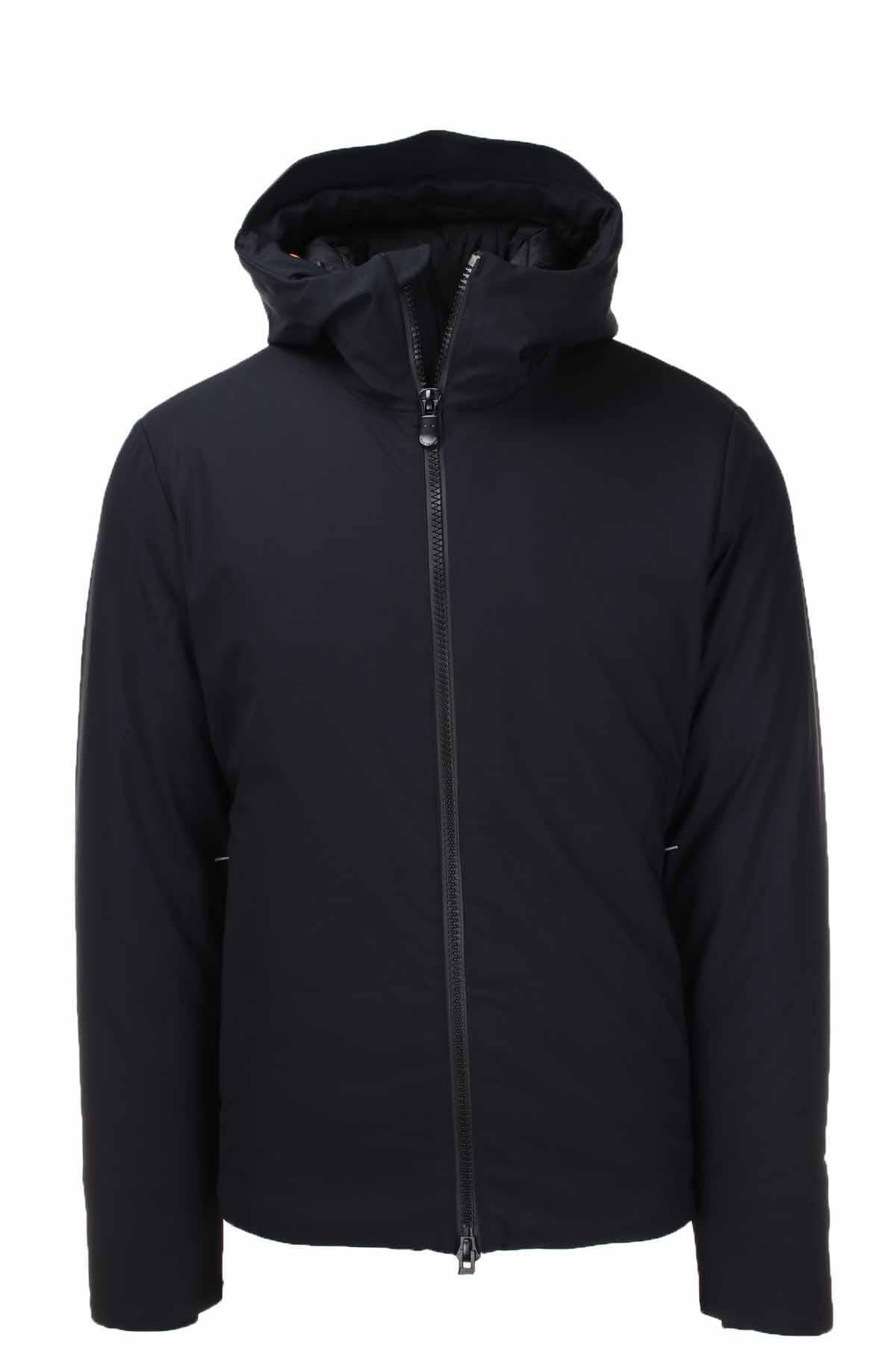 Giubbotto in tessuto stretch con cappuccio Ignacio