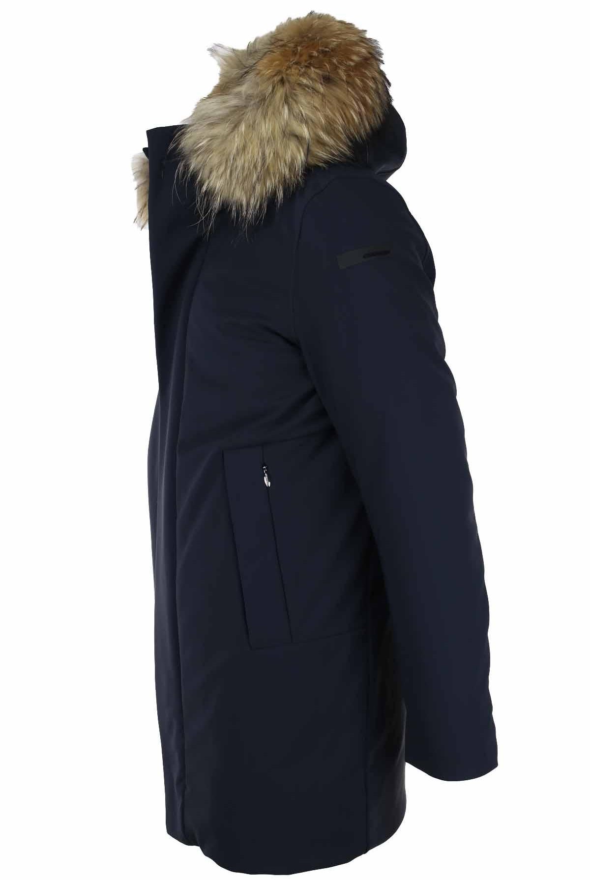 Parka Winter Eskimo con cappuccio bordato in pelliccia