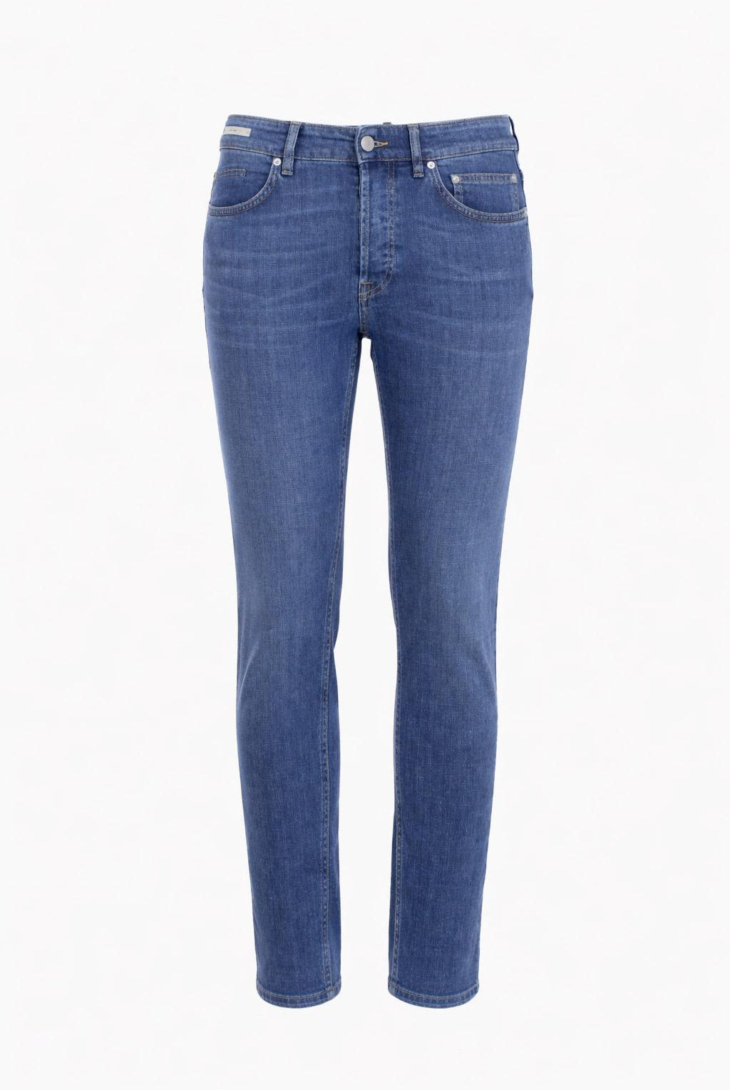 Jeans Uomo 5 Tasche Denim Stretch