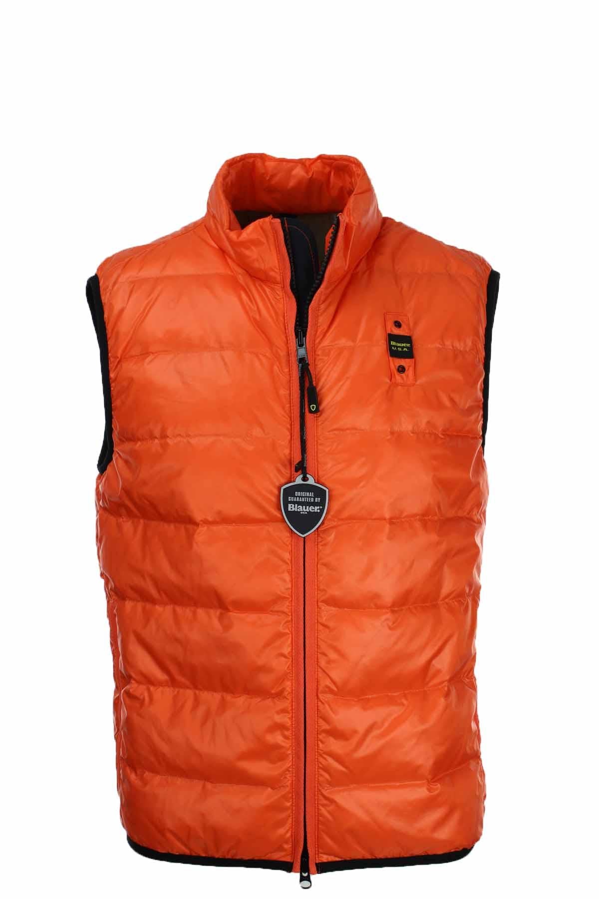 Gilet smanicato impunture orizzontali