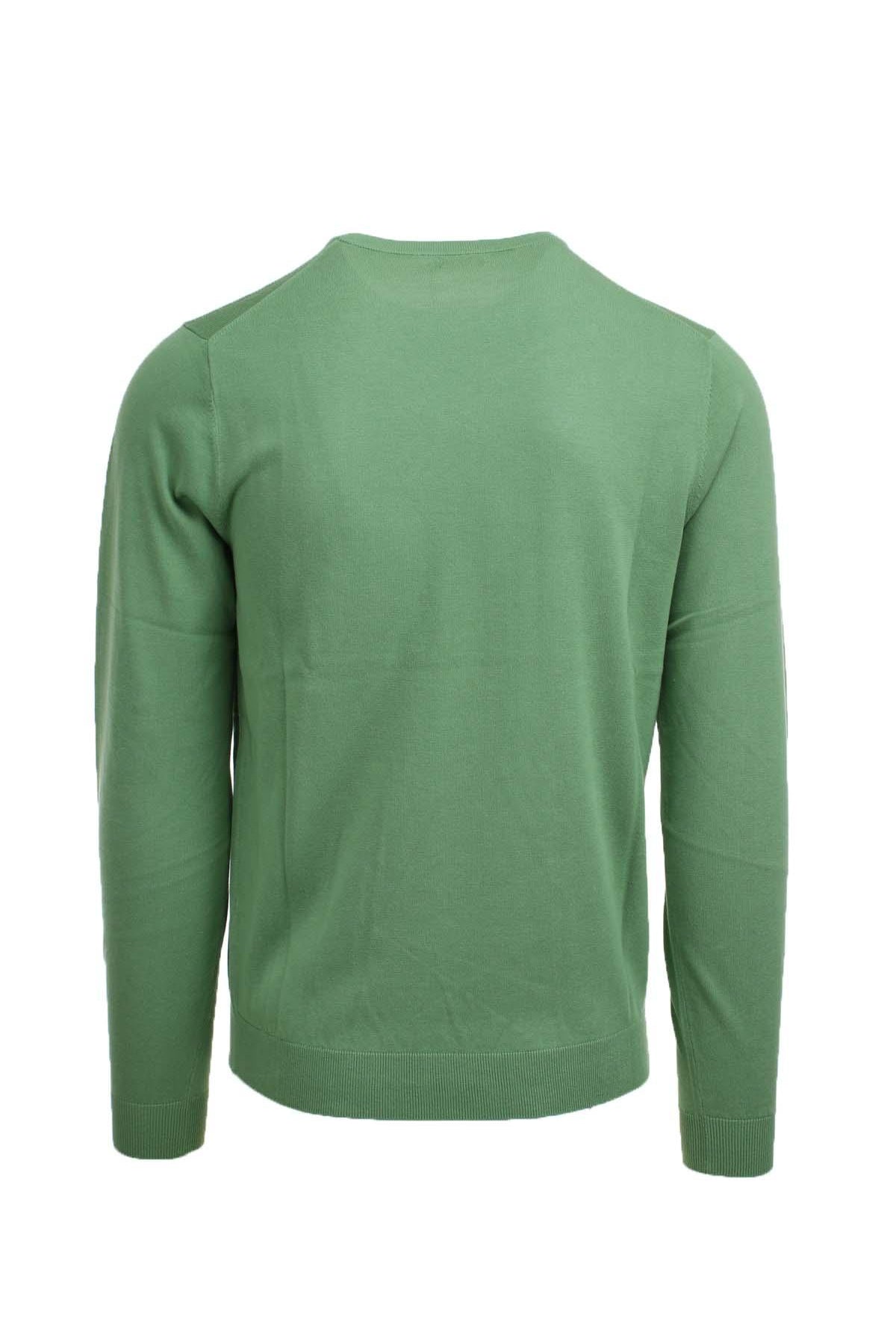 Maglia pullover girocollo in filo di cotone