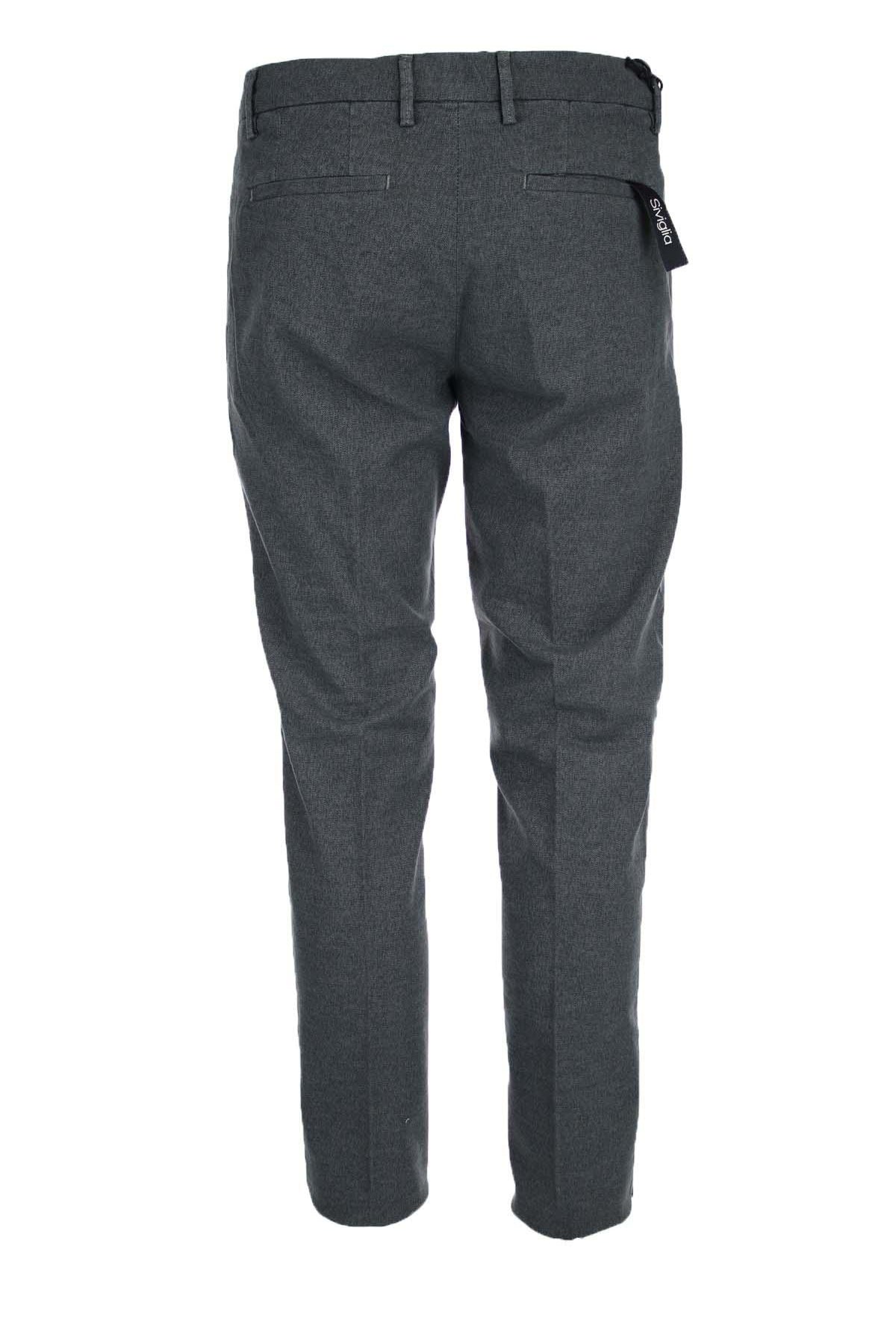 Pantalone in misto cotone stretch