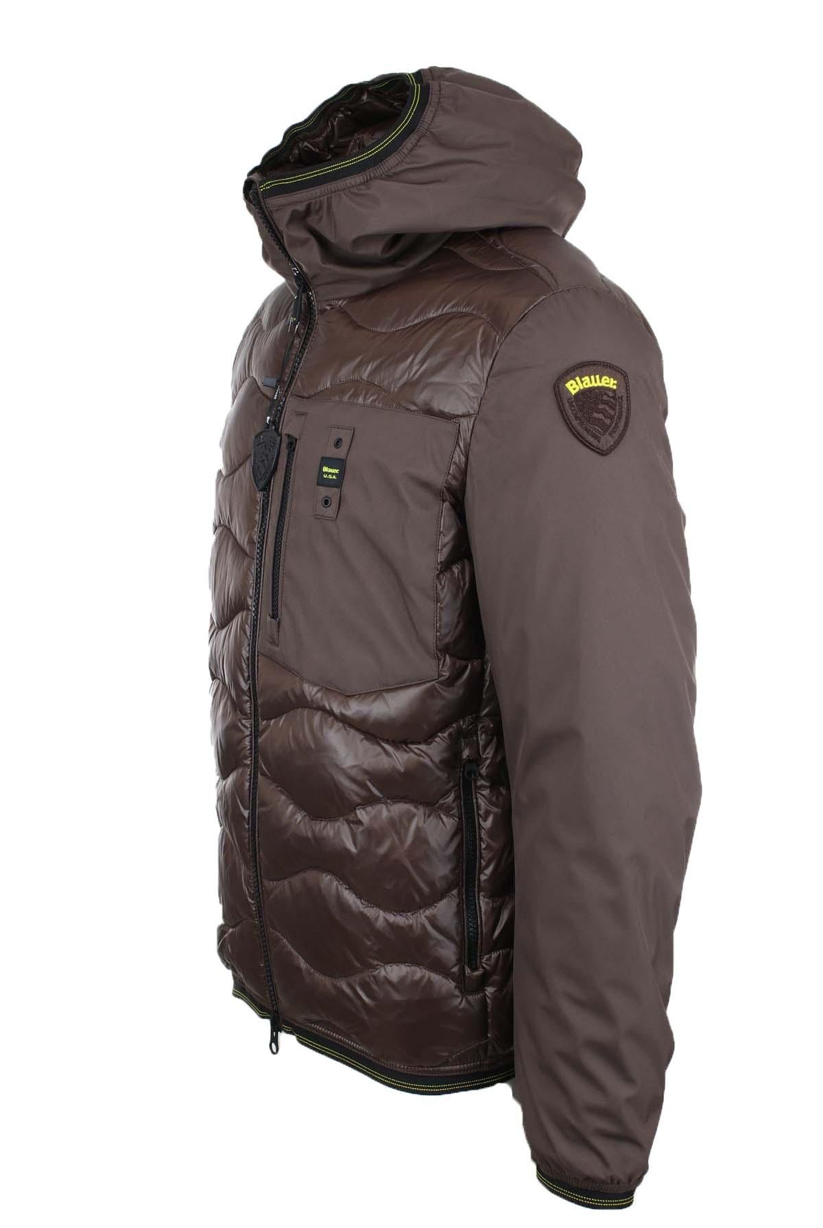 Piumino in nylon e neoprene con tasca ALBERT