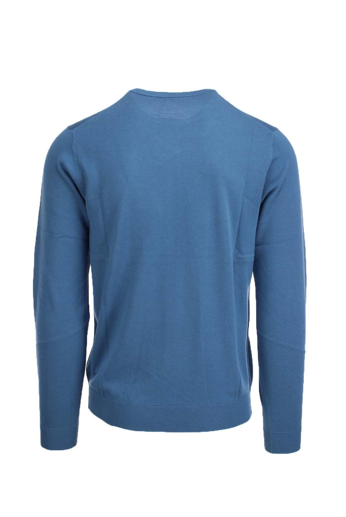 Maglia pullover girocollo in filo di cotone