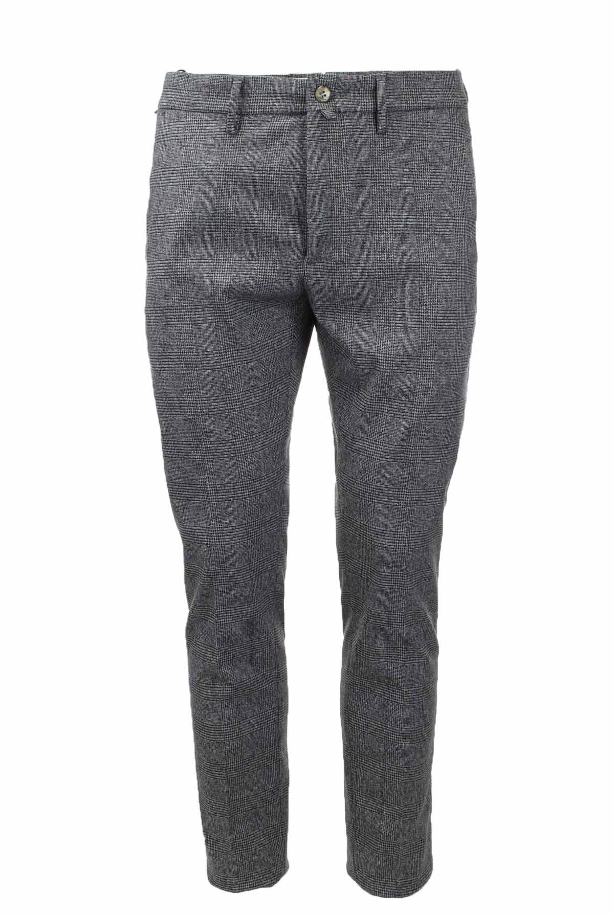 Pantalone classico quadri