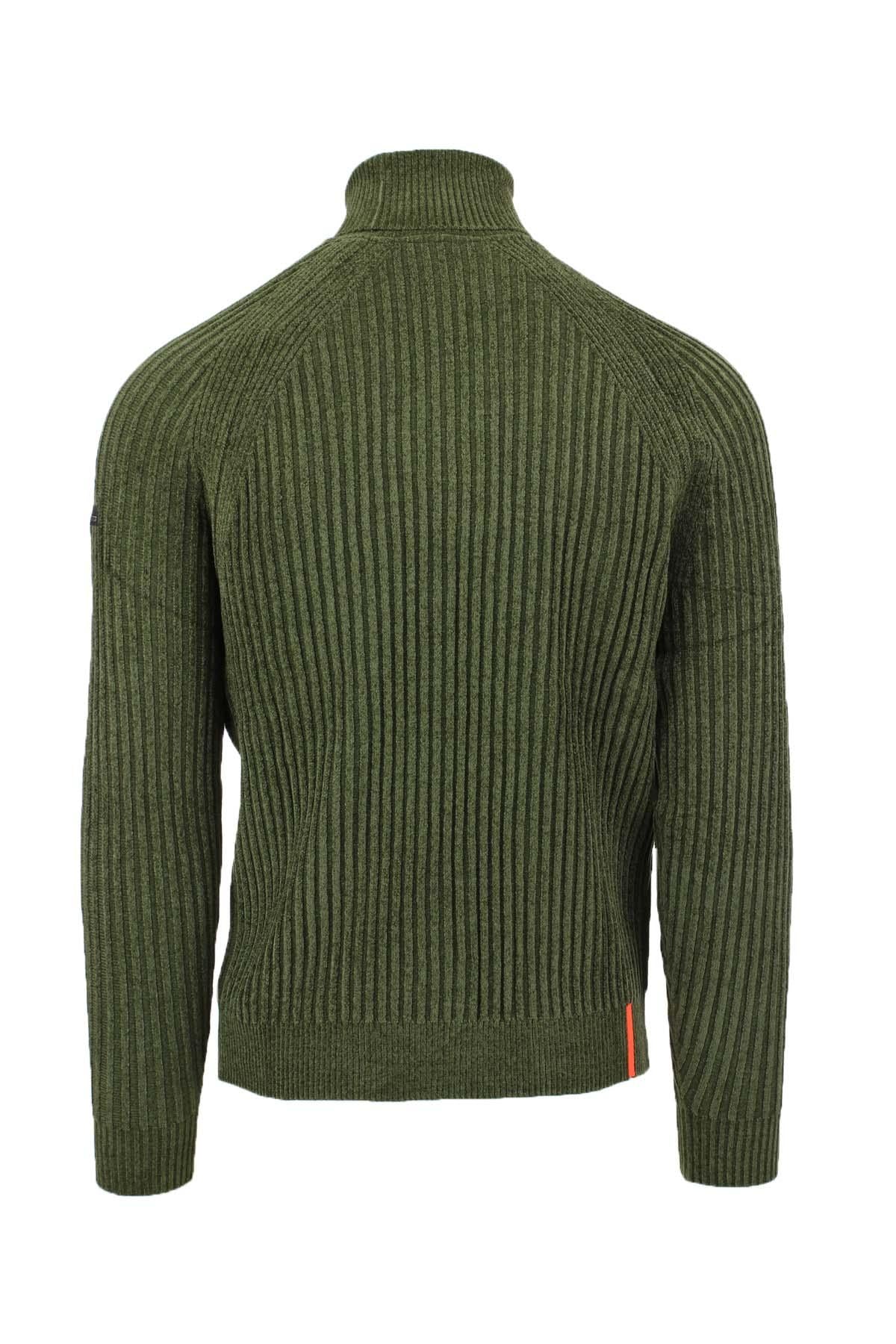 Dolcevita in ciniglia velvet rave turtleneck knit