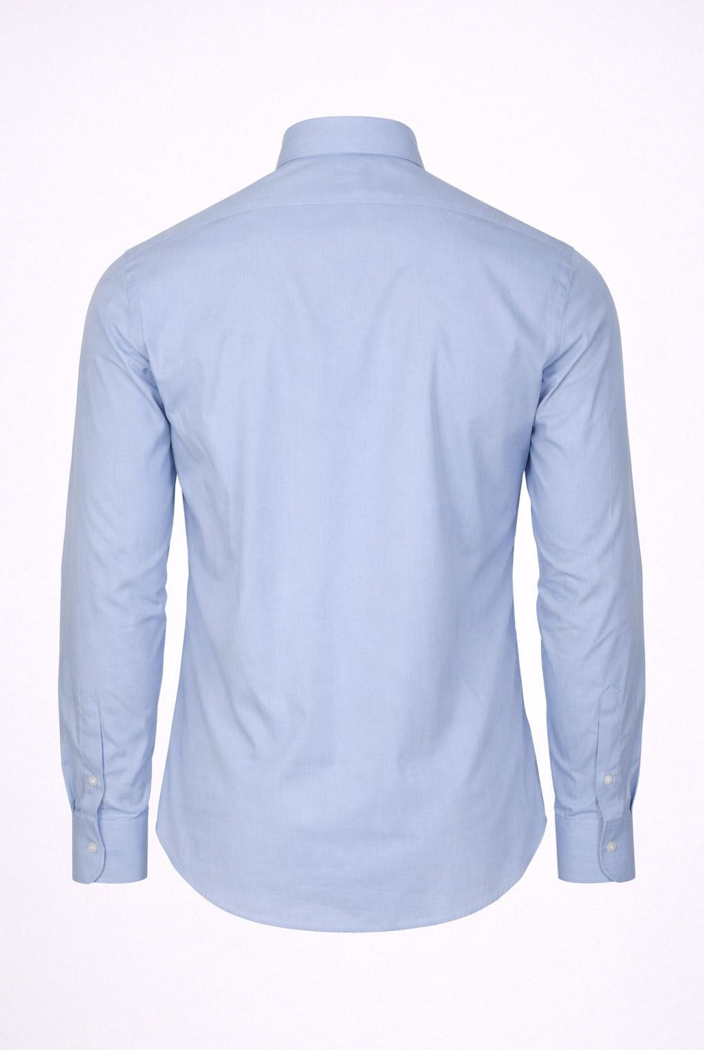 Camicia Uomo Tinta Unita in Cotone Stretch