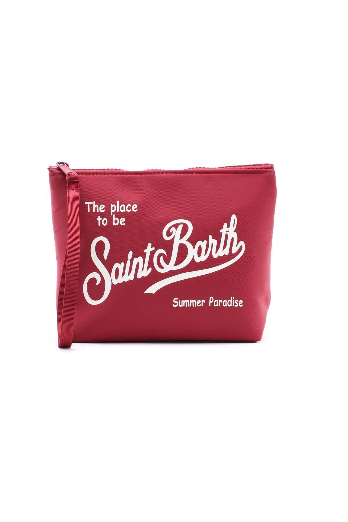 Pochette Aline in Nylon Logo Lettering