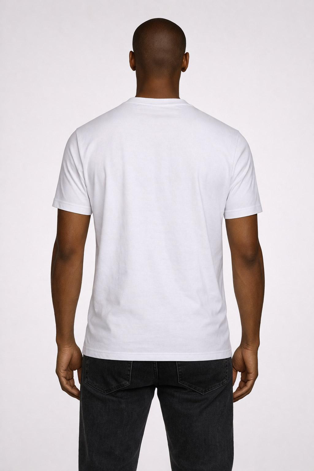 Tshirt Uomo in Cotone con Stampa Blauer 1936 CHAMBERLAN