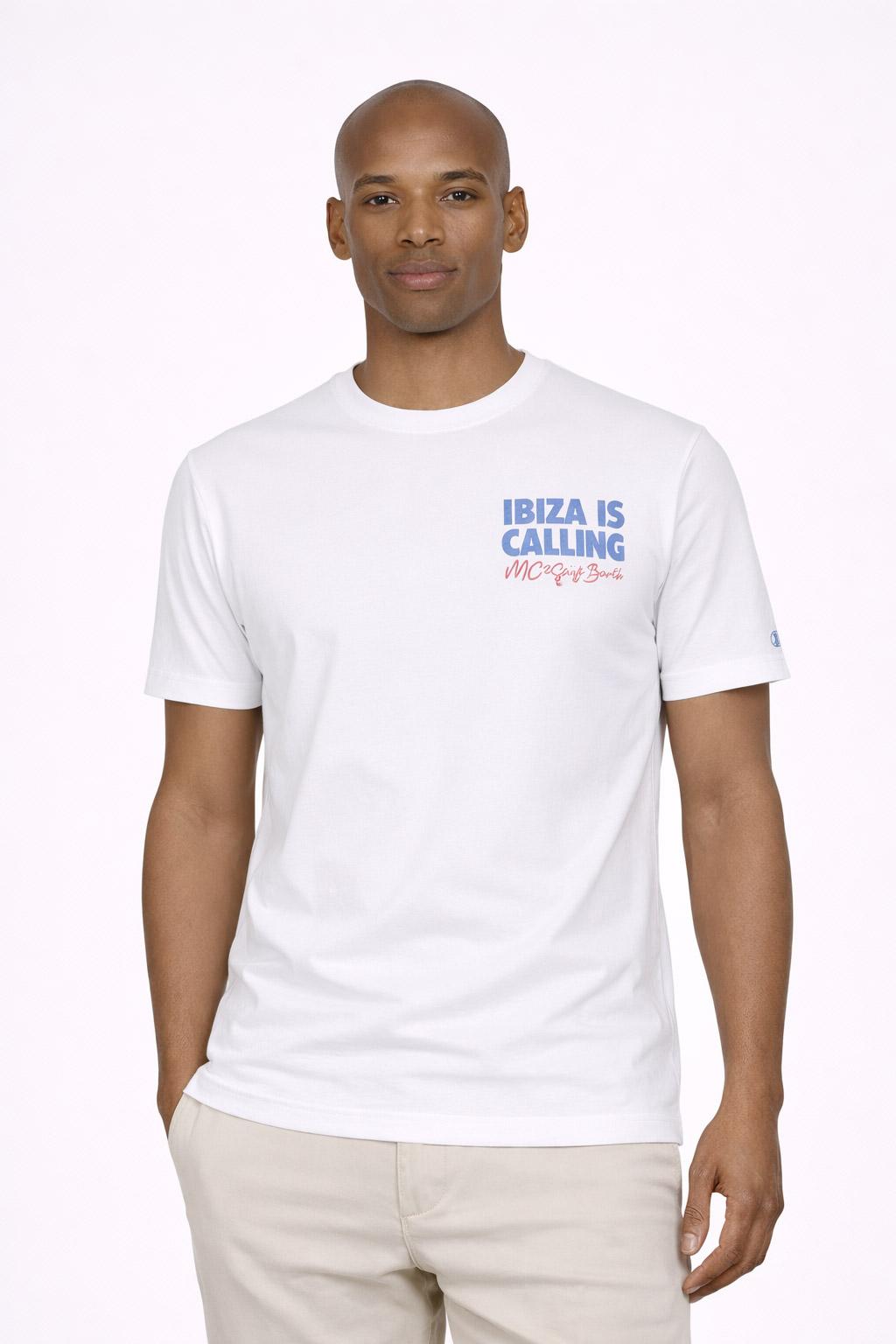 Tshirt Uomo in Cotone Ibiza is Calling