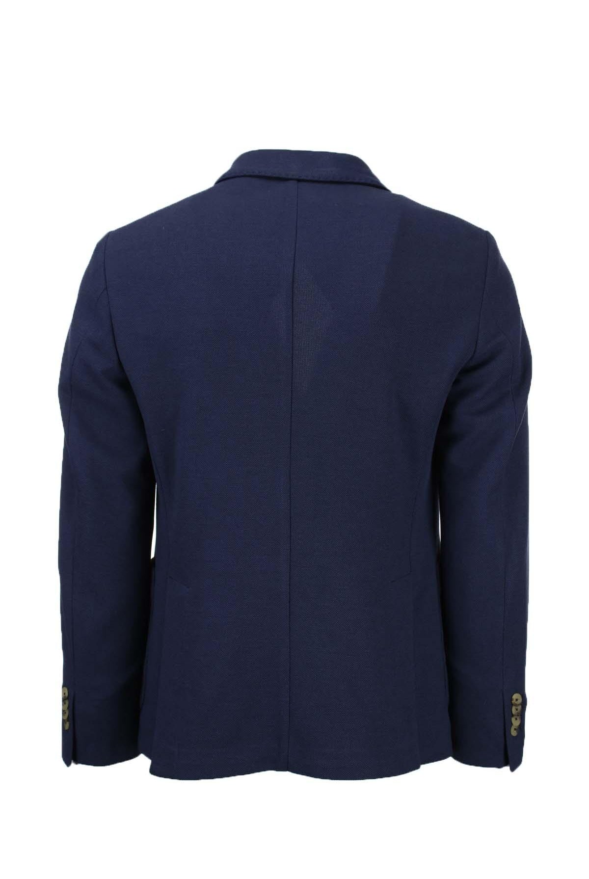 Giacca monopetto in tessuto stretch