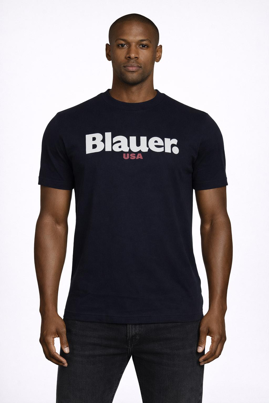 Tshirt Uomo in Cotone con Stampa Logo ERNST