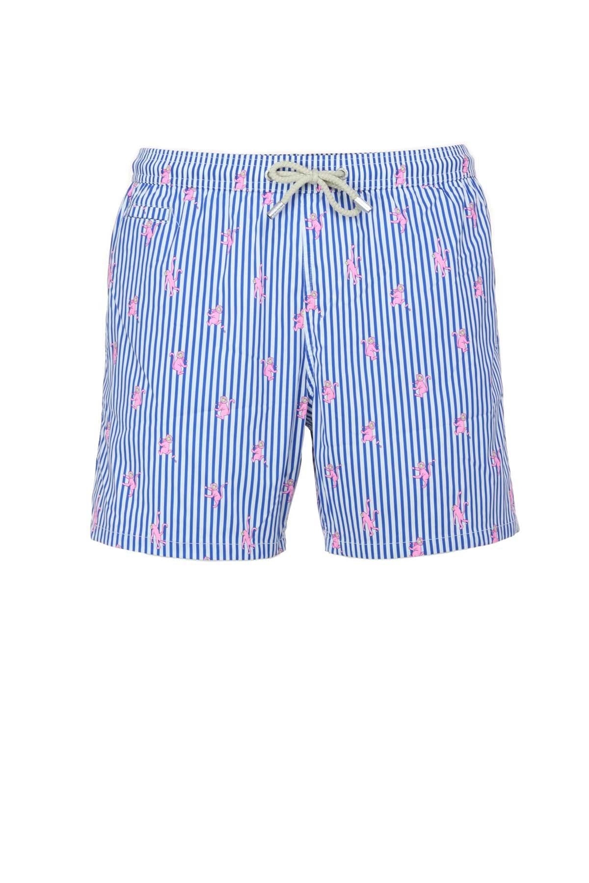 Costume Uomo Fantasia Scimmia Righe