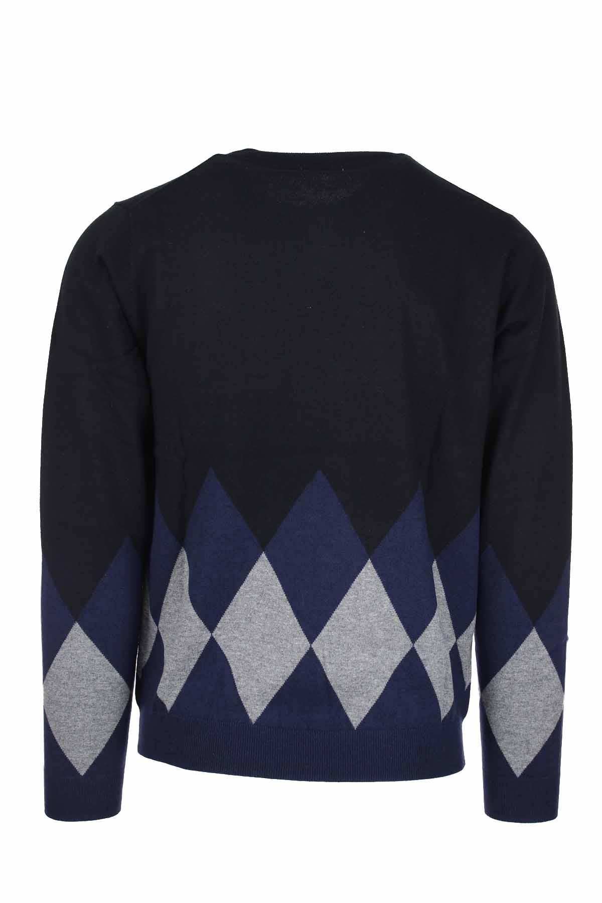 Pullover girocollo rombi