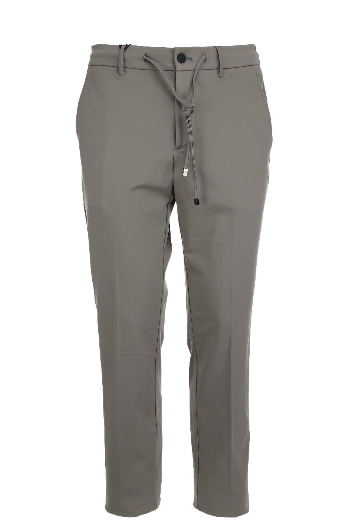 Pantalone con coulisse in tessuto tecnico