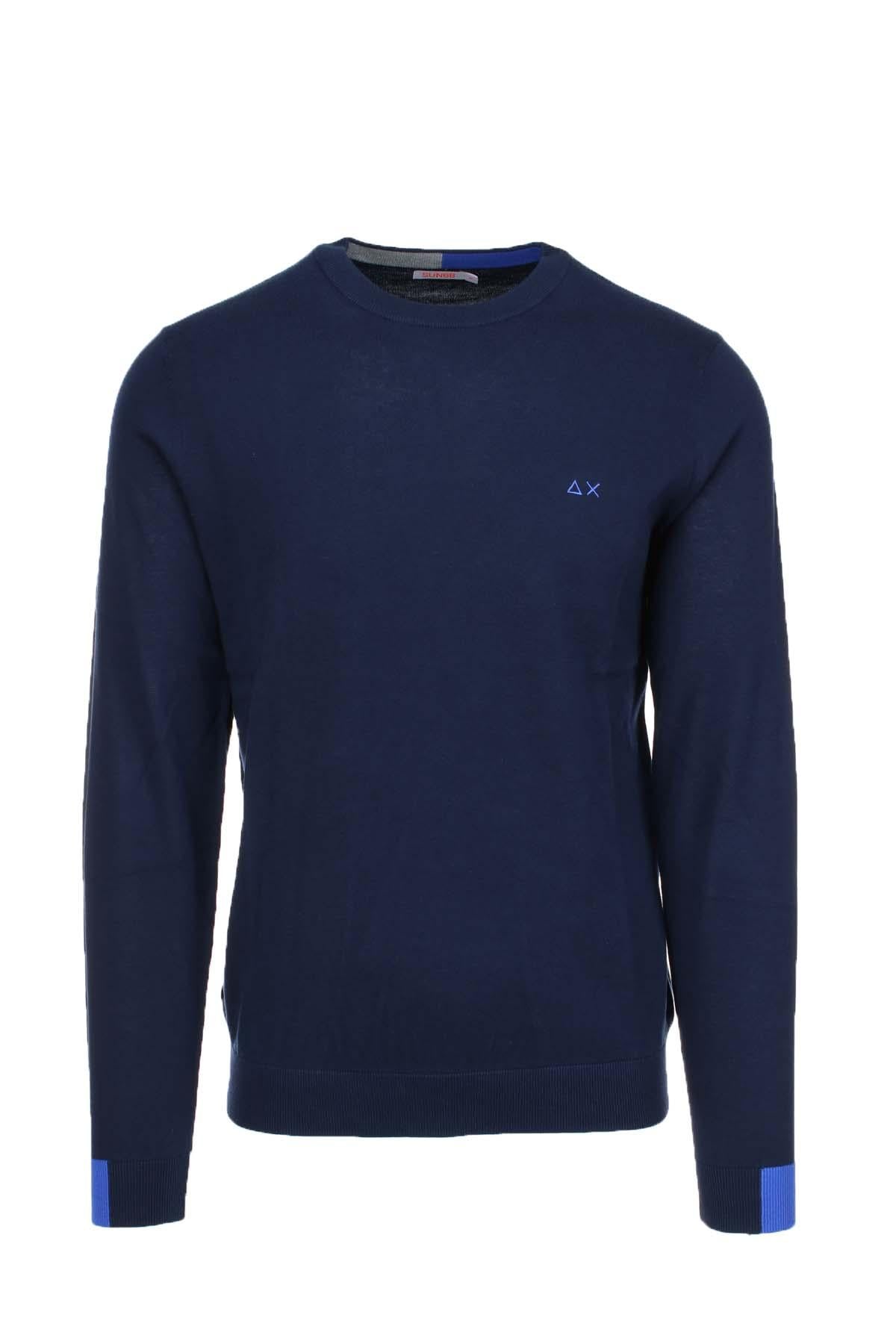 Maglia girocollo in filo di cotone