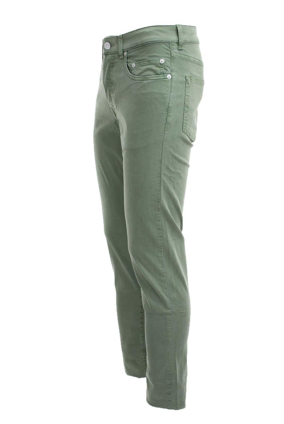 Pantalone in raso cotone 5 tasche
