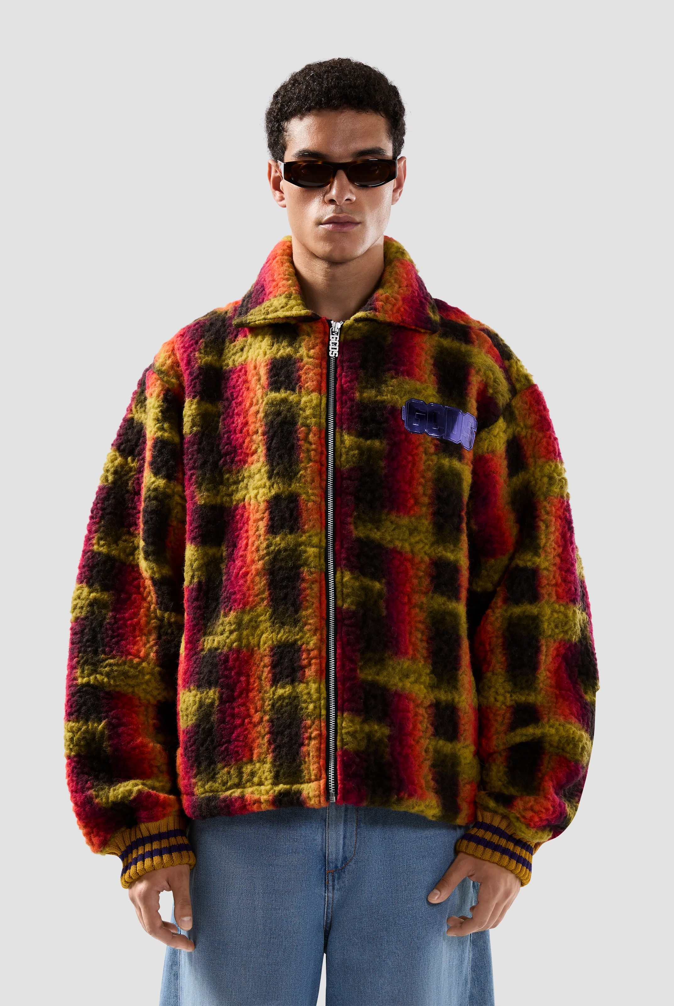 Giacca ricciolo multicolor Teddy