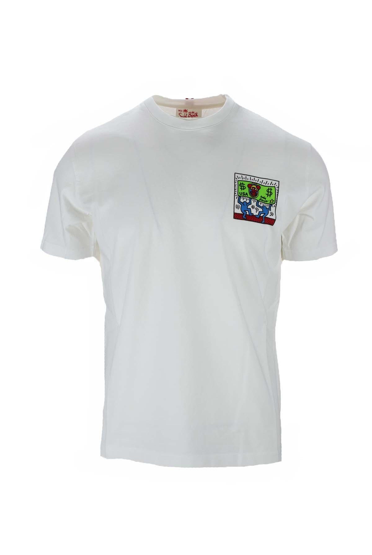 T-shirt uomo mezza manica Limited Edition Keith Haring