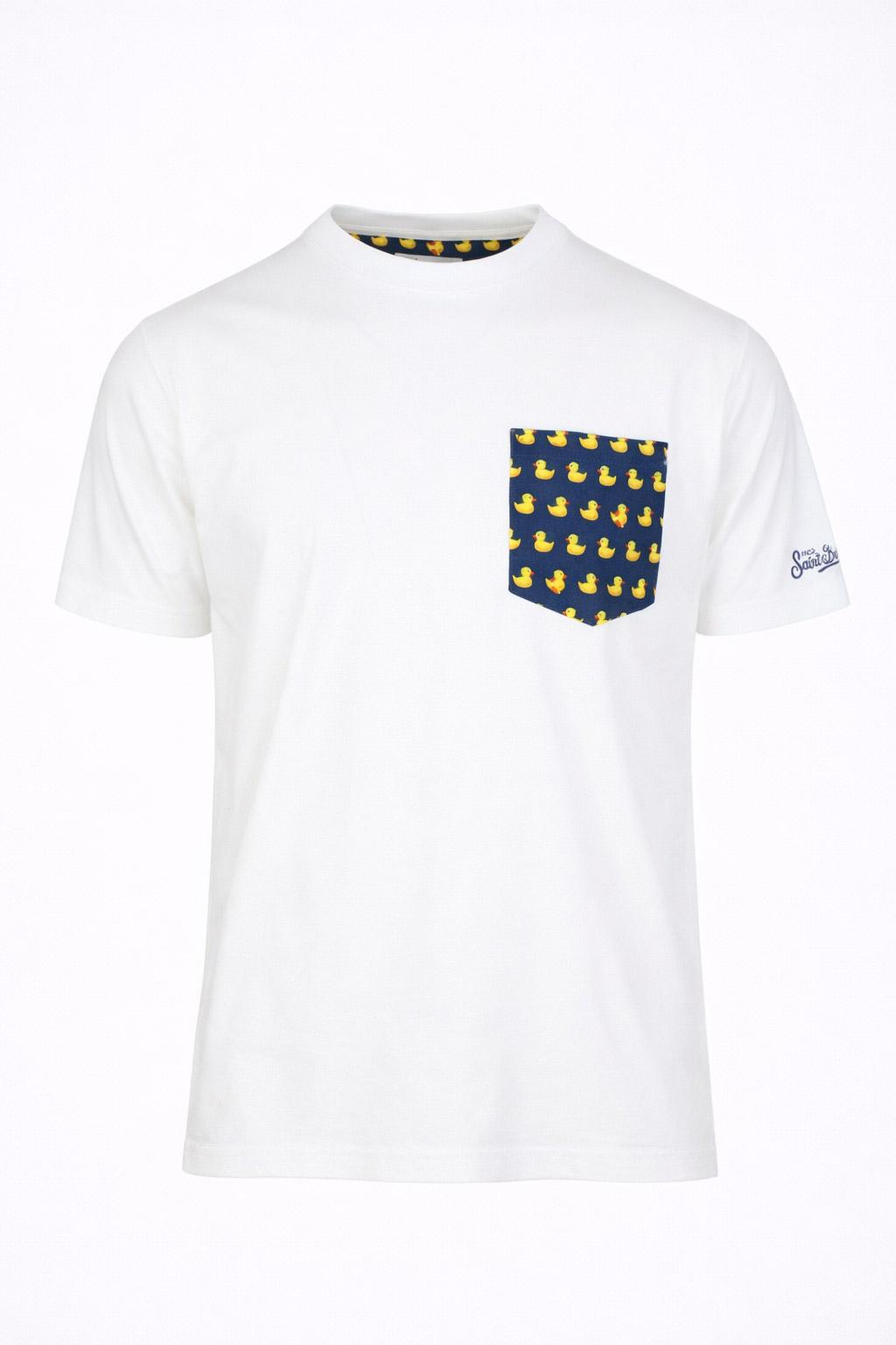 T-Shirt Uomo mezza manica Taschino Paperelle