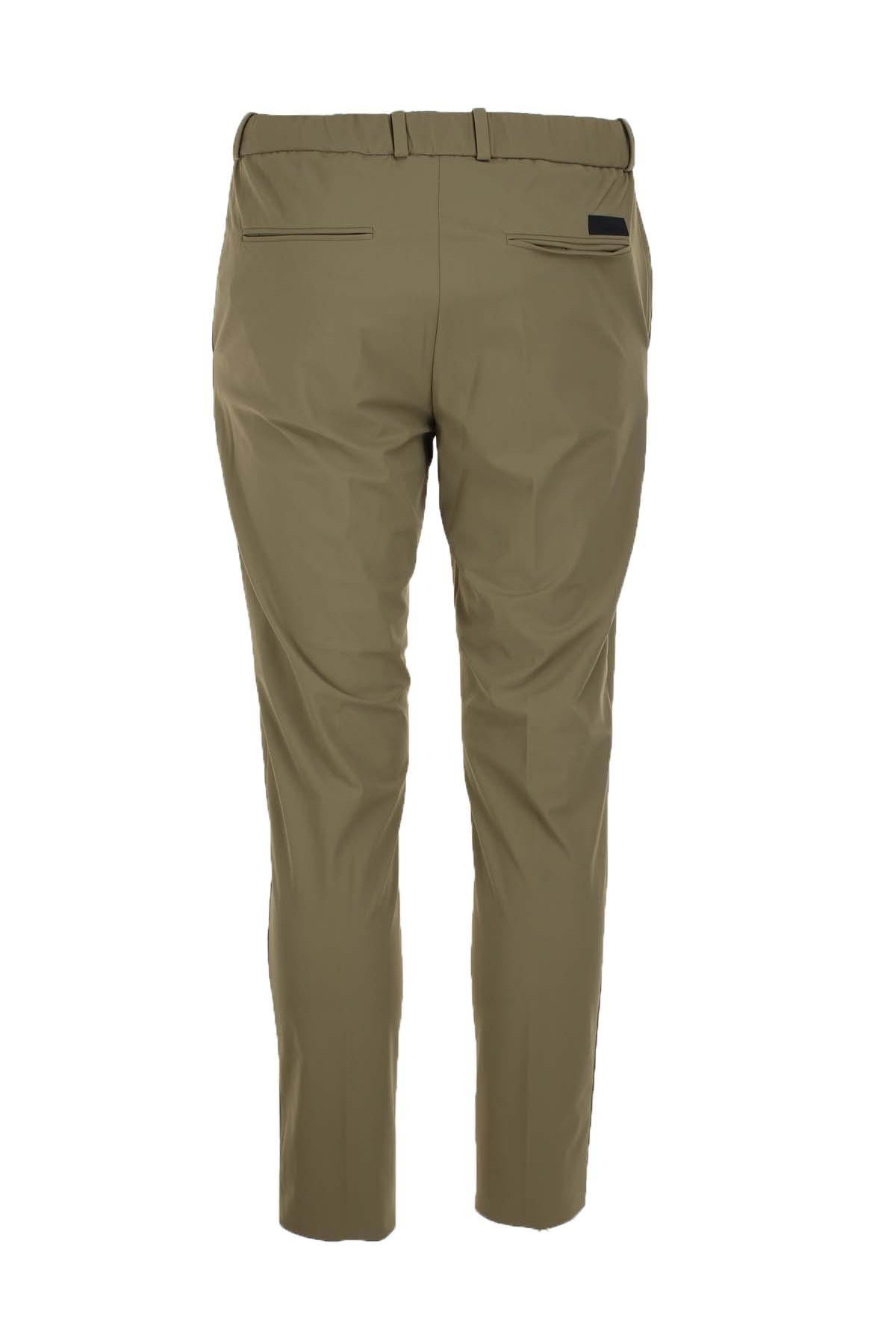 Pantalone chino in tessuto tecnico con coulisse