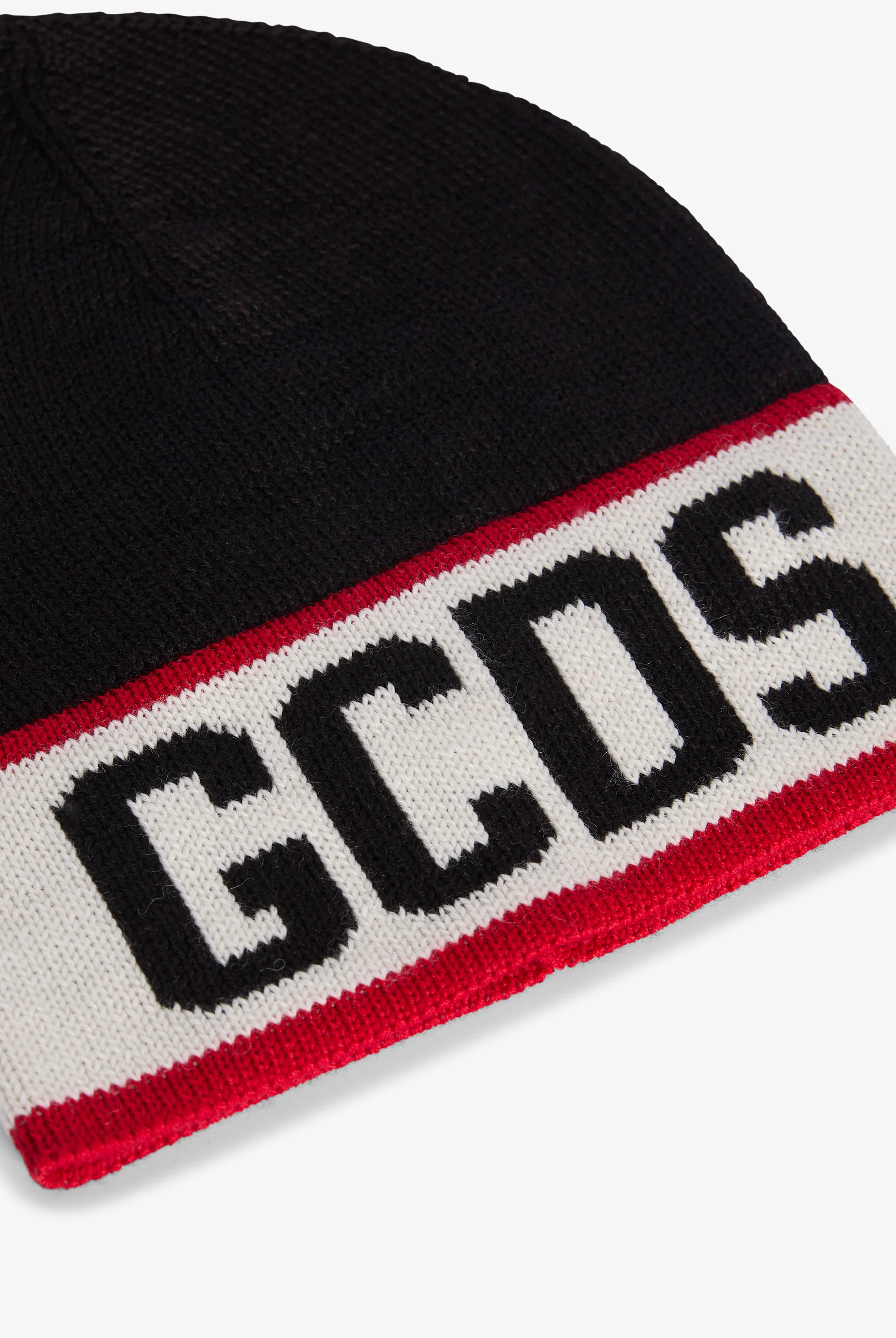 Cappellino in lana con logo GCDS