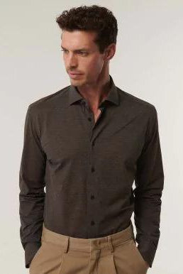 Camicia collo francesce tessuto tecnico Active
