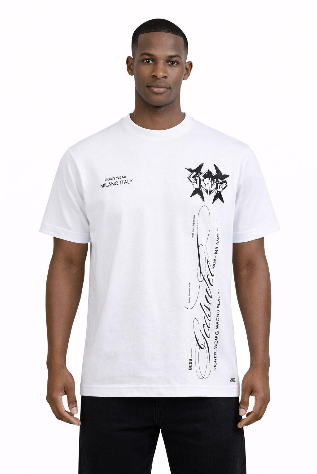 T-Shirt Uomo History Stampa Fronte Retro