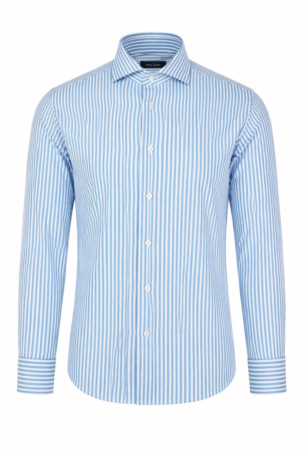 Camicia Uomo a Righe in Tessuto Active