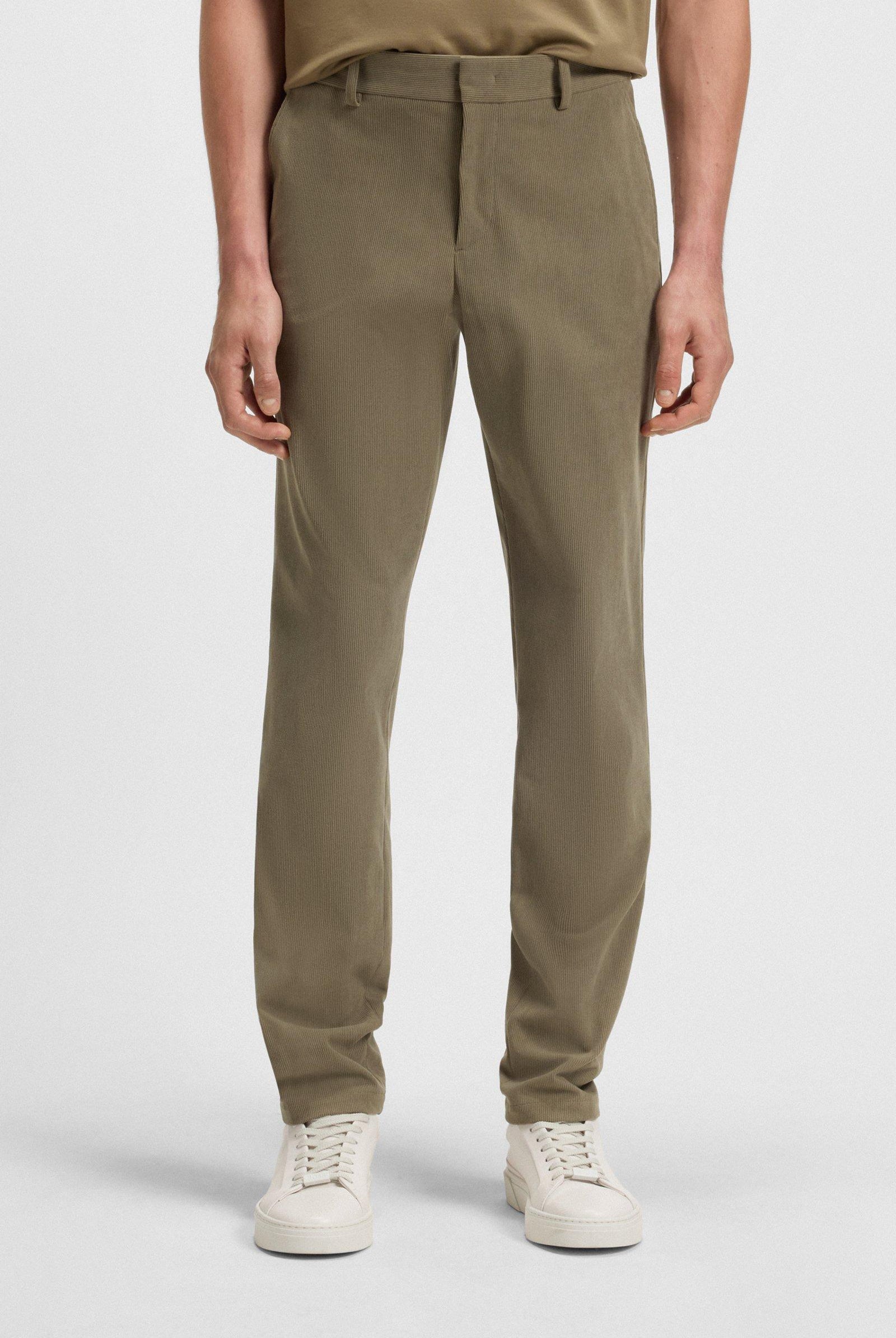 Pantalone tasche america in velluto 1000 righe